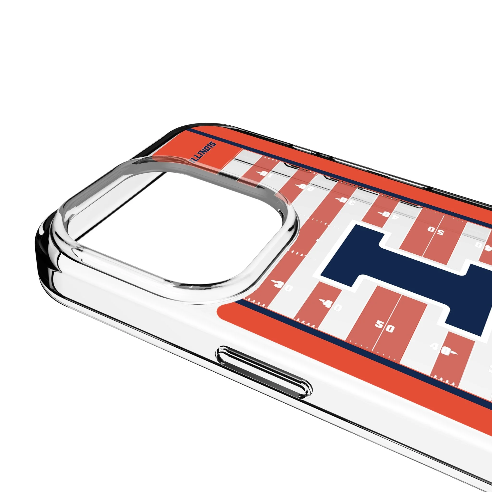 University of Illinois Fighting Illini Field Clear Phone Case for Apple iPhone - Image 3