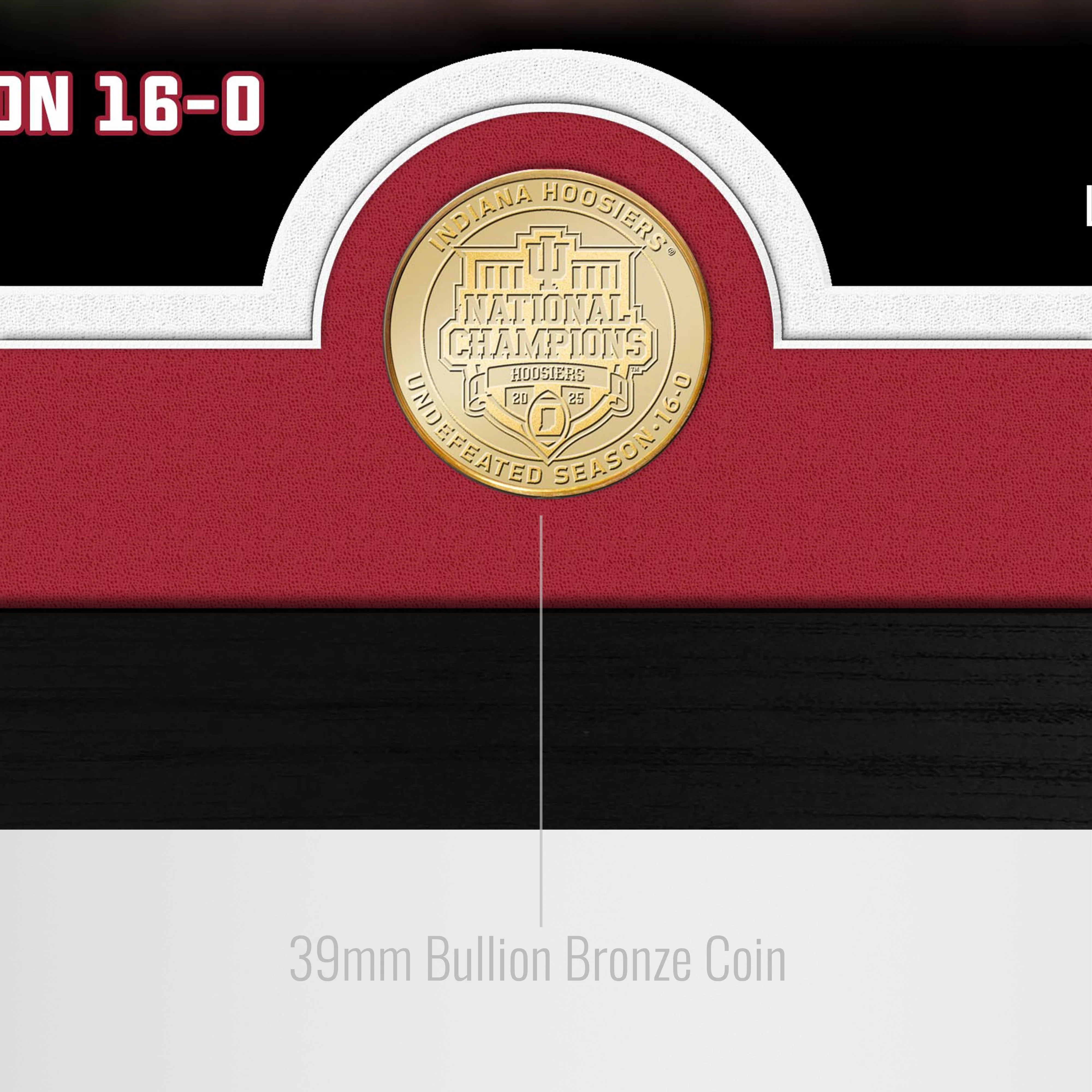 Indiana Hoosiers 2025-26 CFP National Champions Celebration Bronze Coin Photo Mint - Image 2