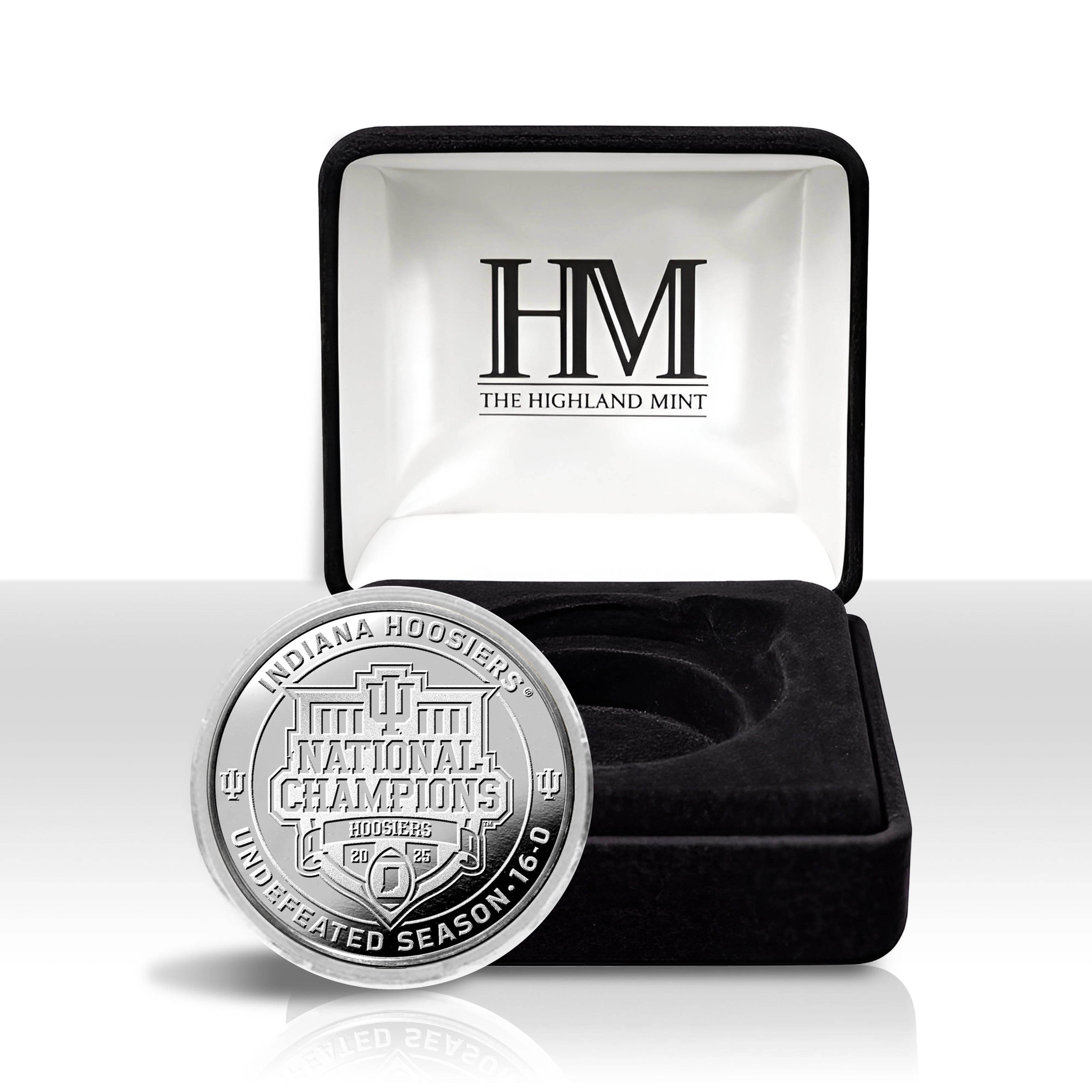 Indiana Hoosiers 2025-26 CFP National Champions Silver Plated Coin - Image 4