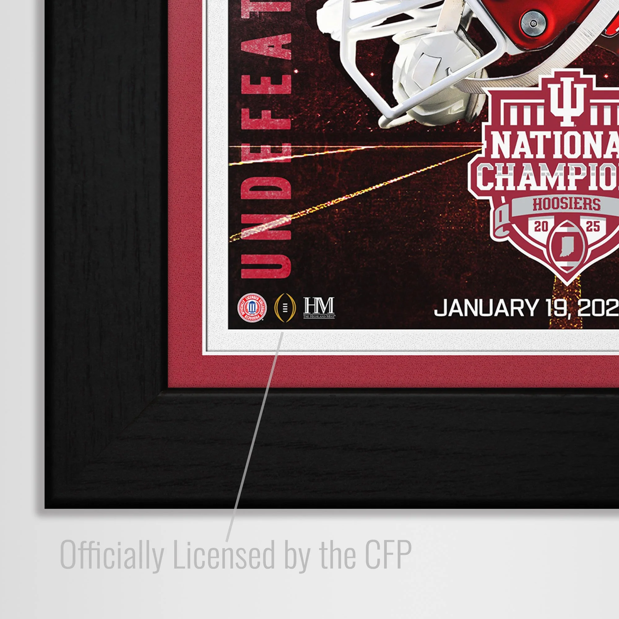 Indiana Hoosiers 2025-26 CFP National Champions Team Force Bronze 2-Coin Photo Mint - Image 3