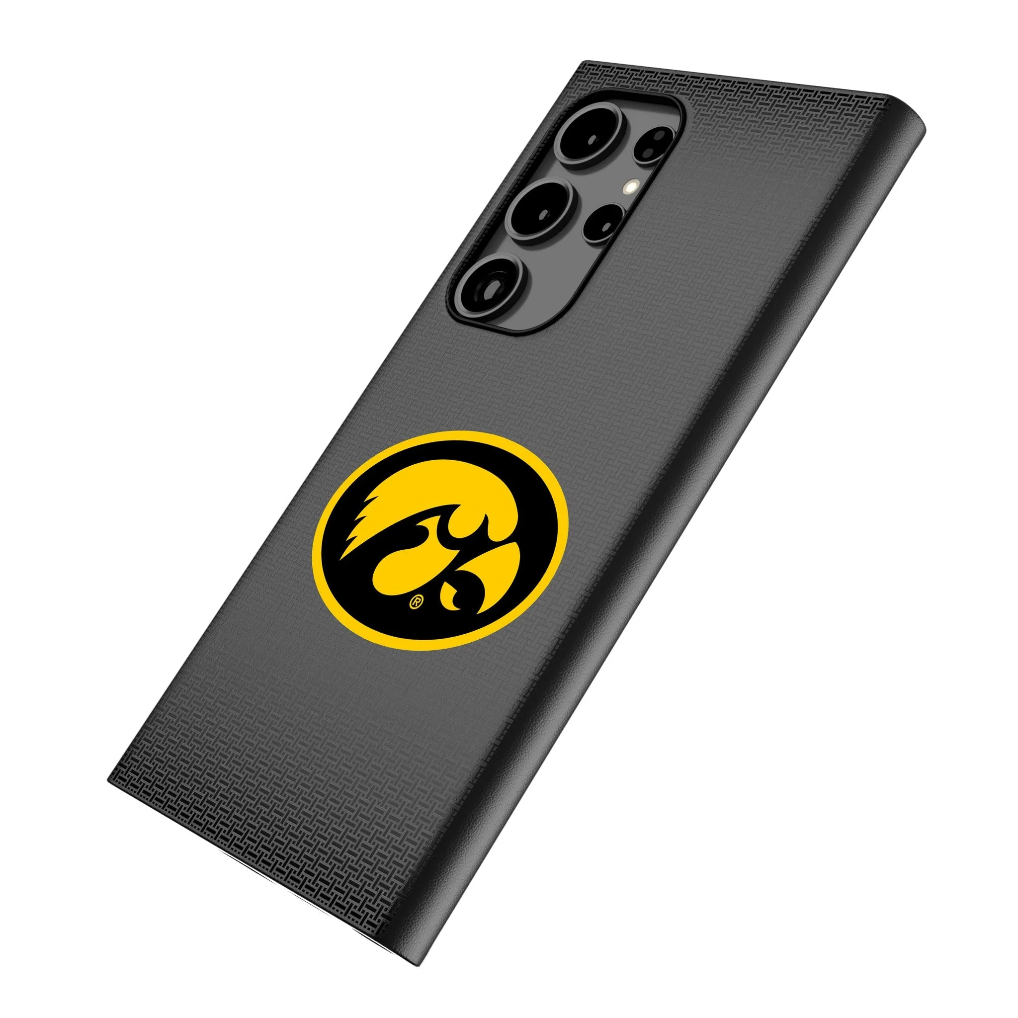 University of Iowa Hawkeyes Linen MagSafe Compatible Phone Case for Samsung Galaxy - Image 2