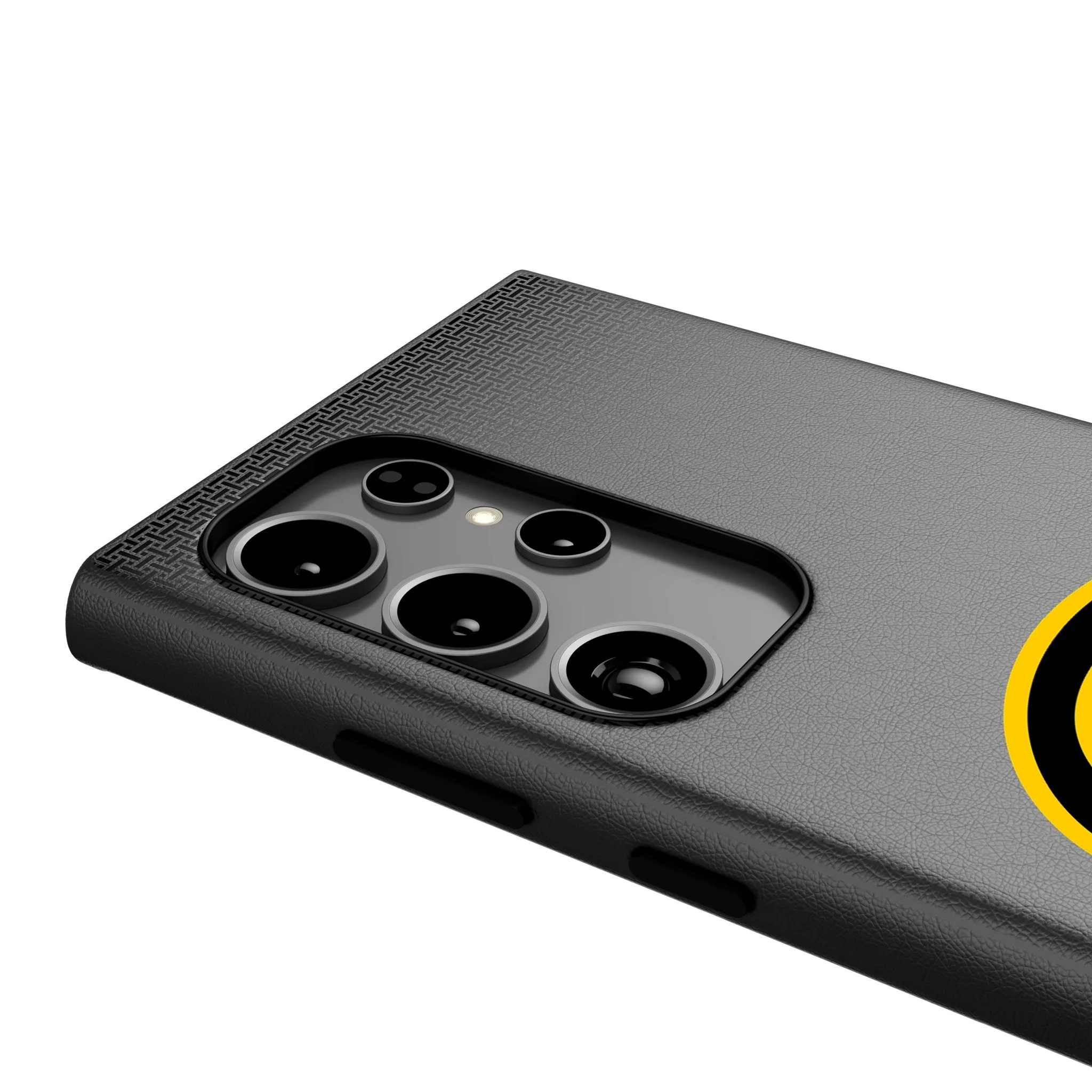 University of Iowa Hawkeyes Linen MagSafe Compatible Phone Case for Samsung Galaxy - Image 4