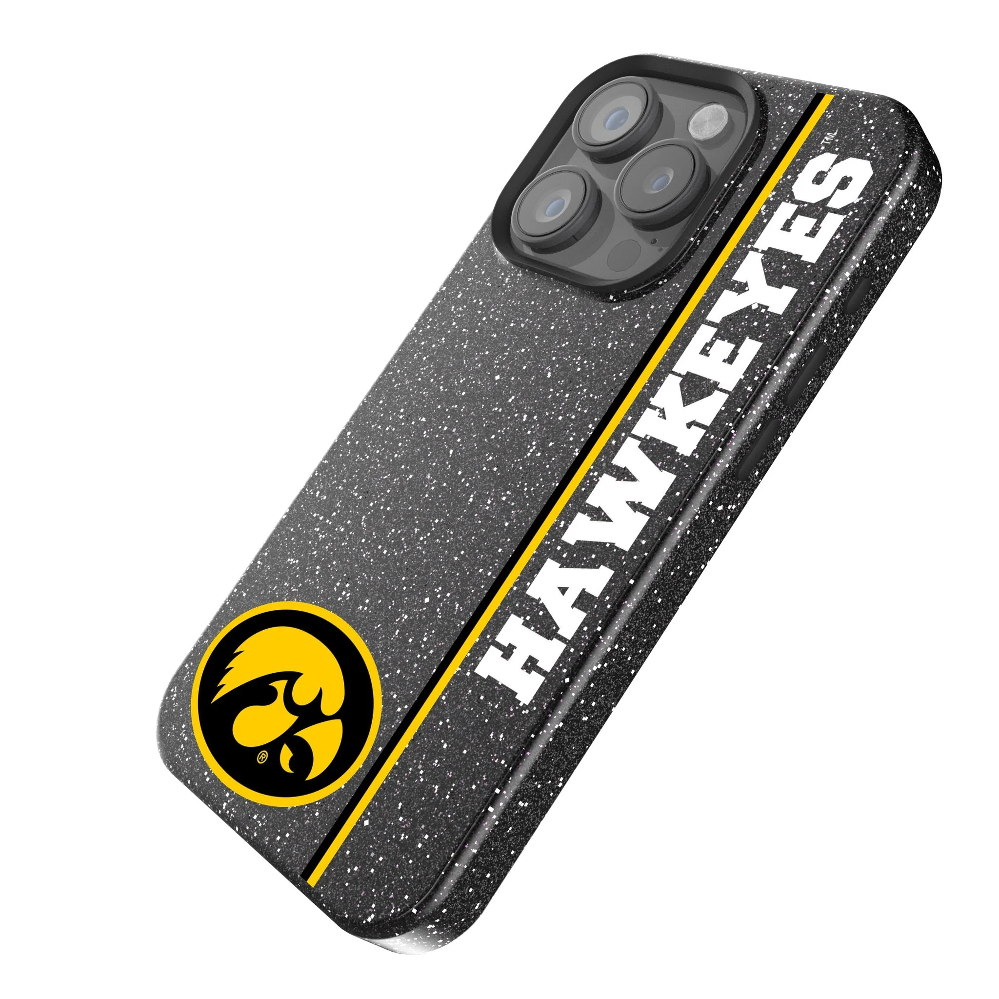 University of Iowa Hawkeyes Sidebar Bling Phone Case - Image 2