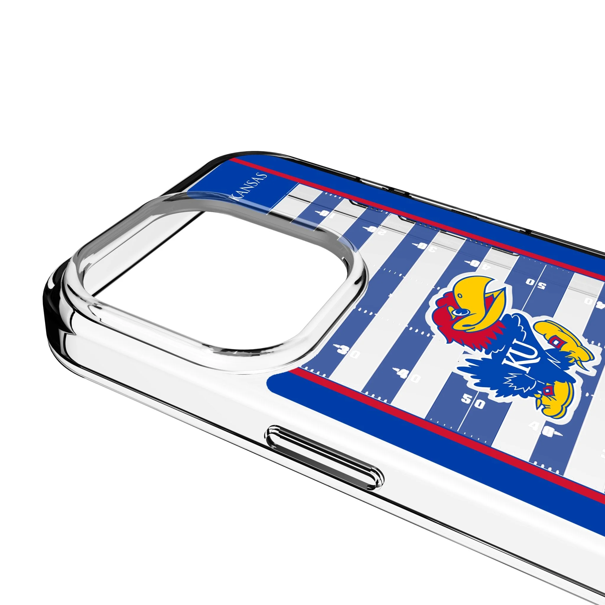 University of Kansas Jayhawks Field Clear Phone Case for Apple iPhone - Image 3