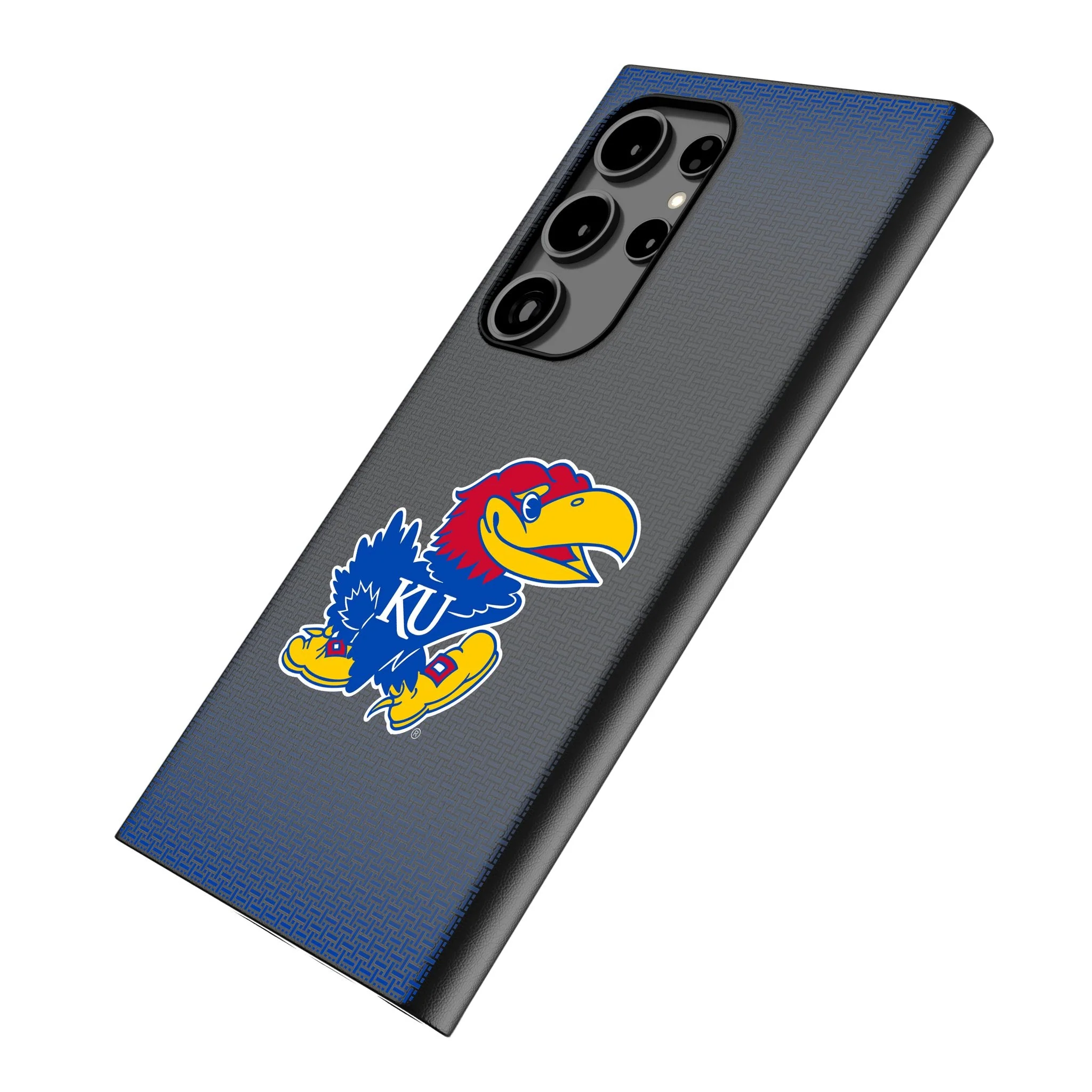University of Kansas Jayhawks Linen MagSafe Compatible Phone Case for Samsung Galaxy - Image 2