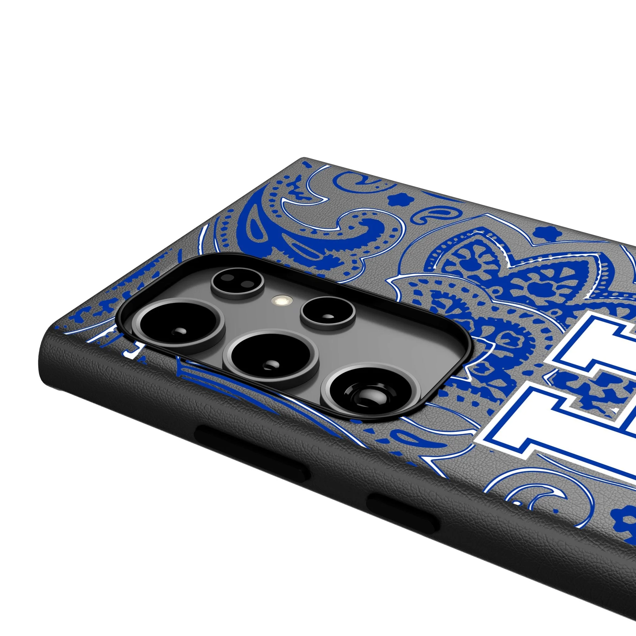 University of Kentucky Wildcats Paisley MagSafe Compatible Phone Case for Samsung Galaxy - Image 4