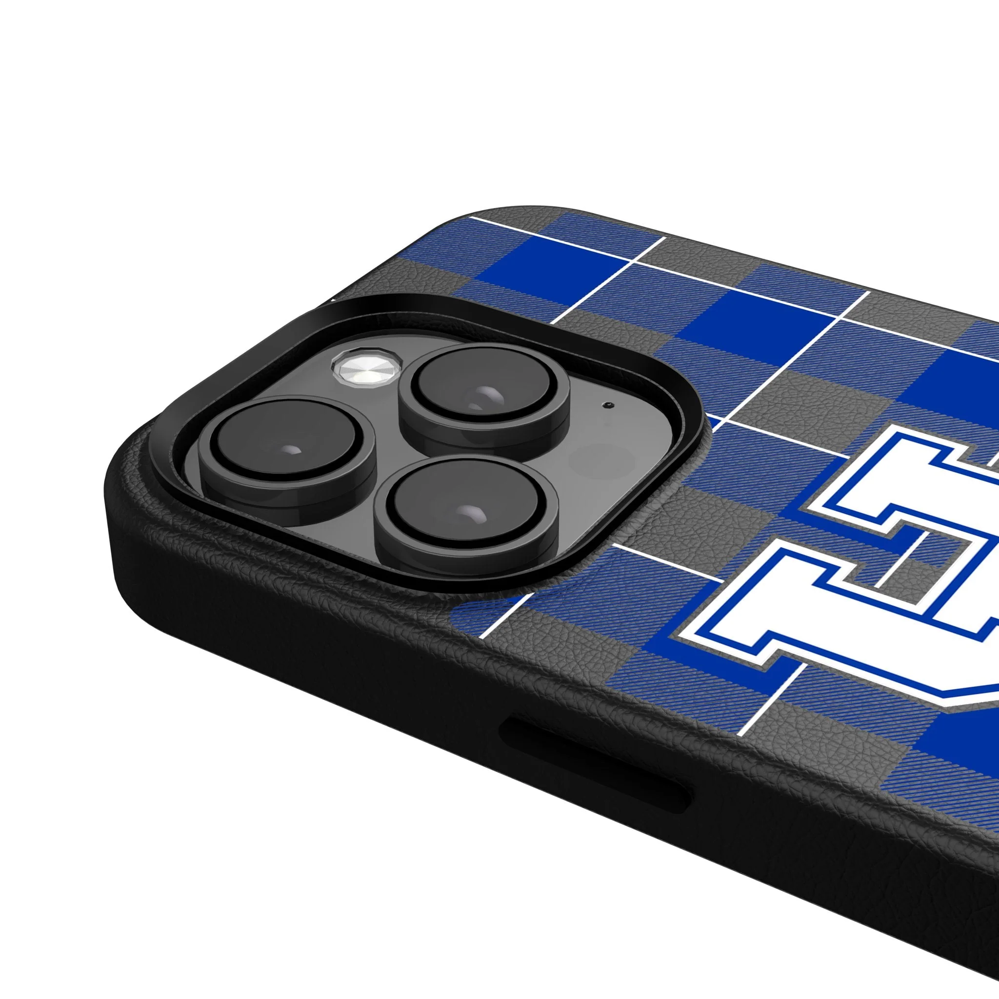 University of Kentucky Wildcats Plaid MagSafe Compatible Phone Case for Apple iPhone - Image 4