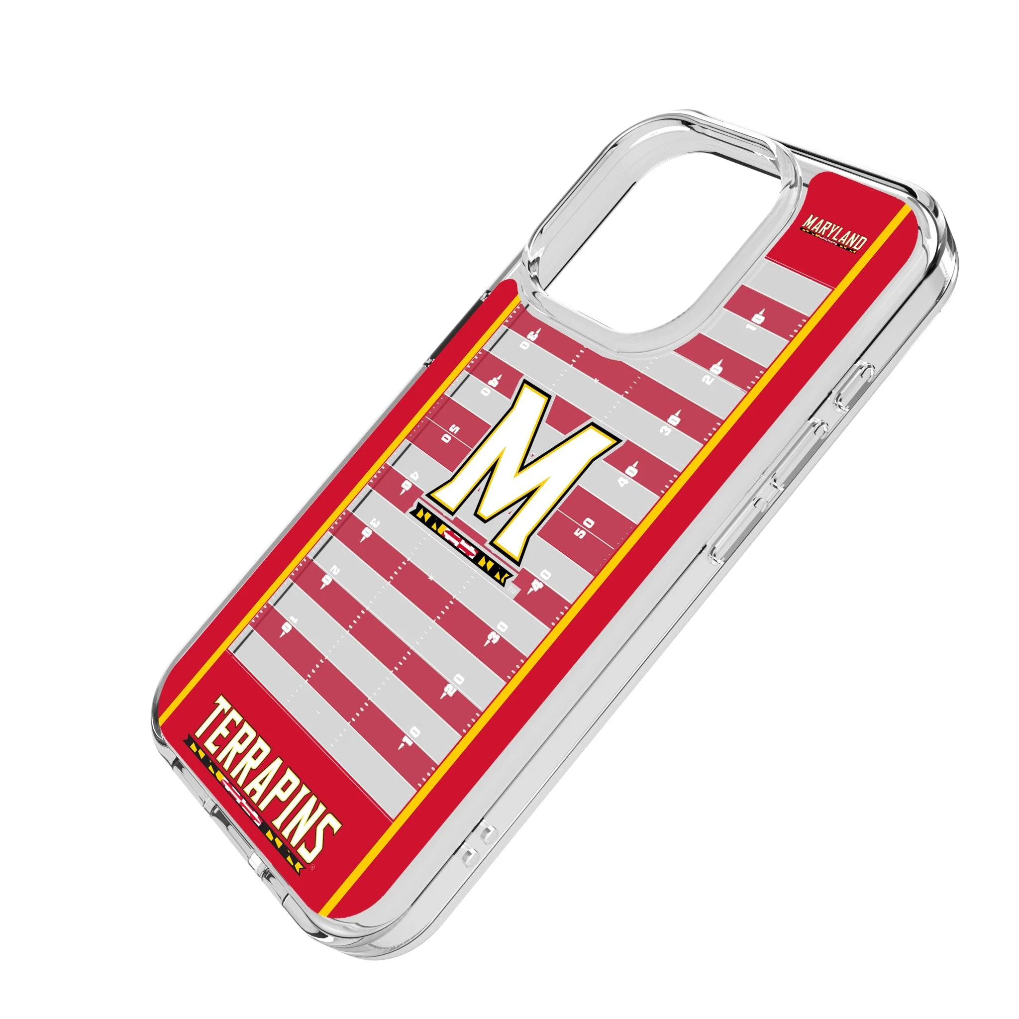 University of Maryland Terrapins Field Clear Phone Case for Apple iPhone - Image 2