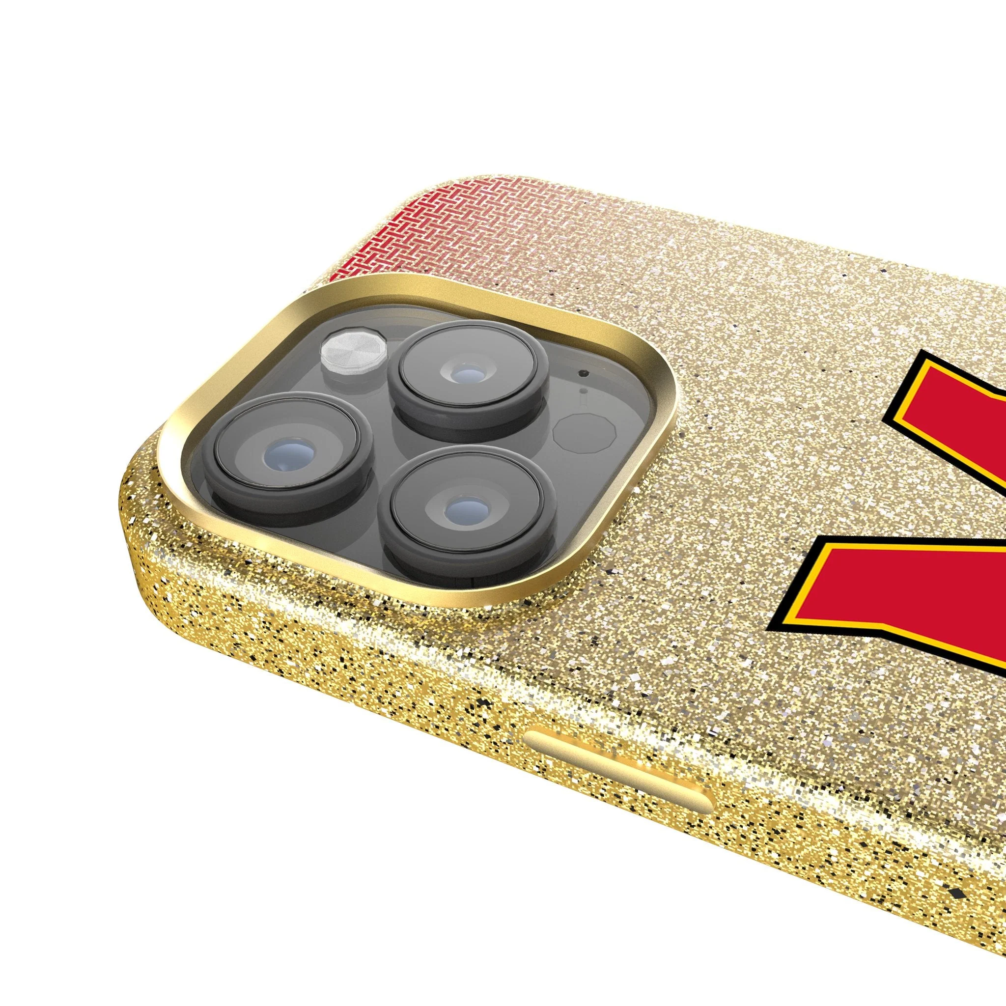 University of Maryland Terrapins Linen Bling Phone Case for Apple iPhone - Image 4