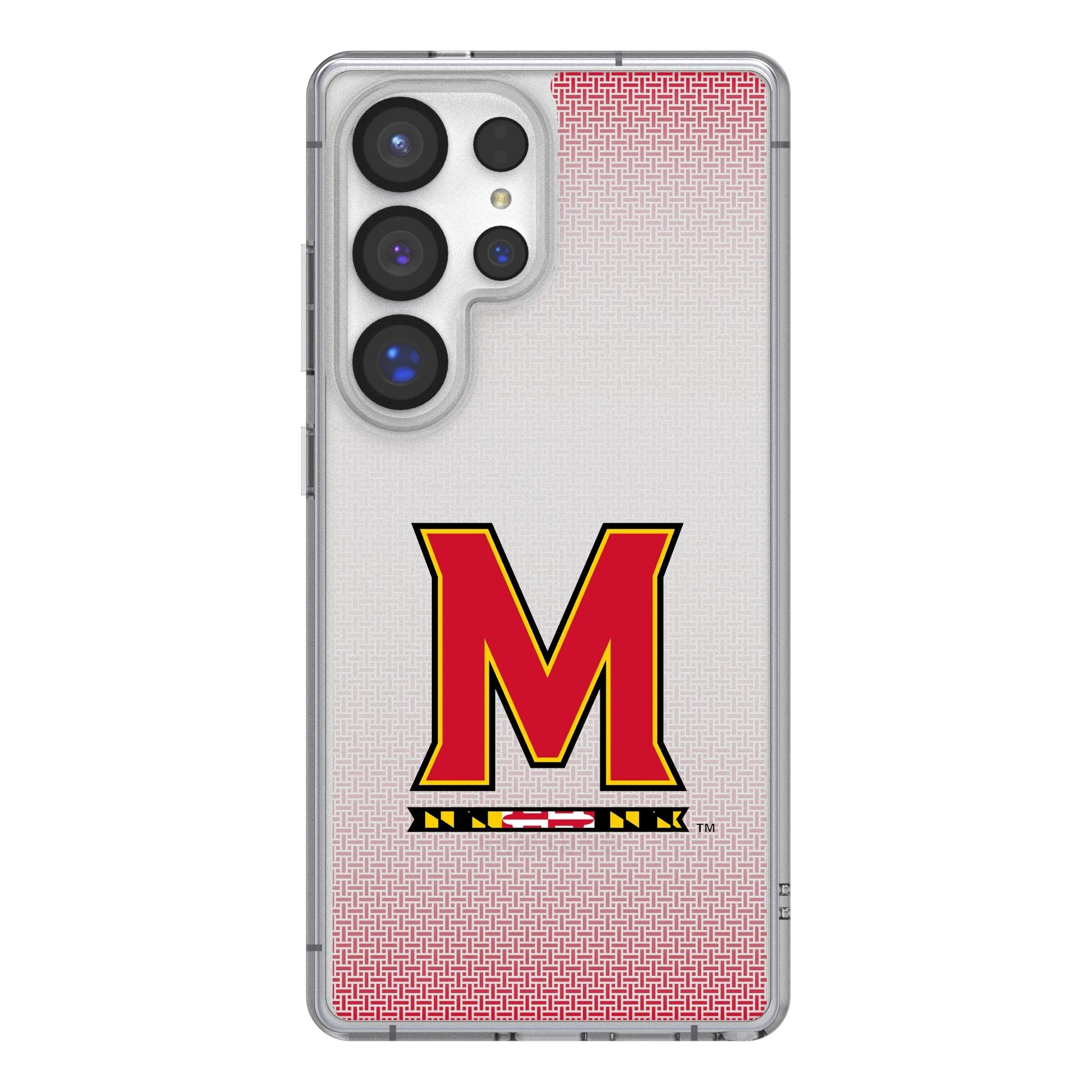 University of Maryland Terrapins Linen Clear Phone Case for Samsung Galaxy