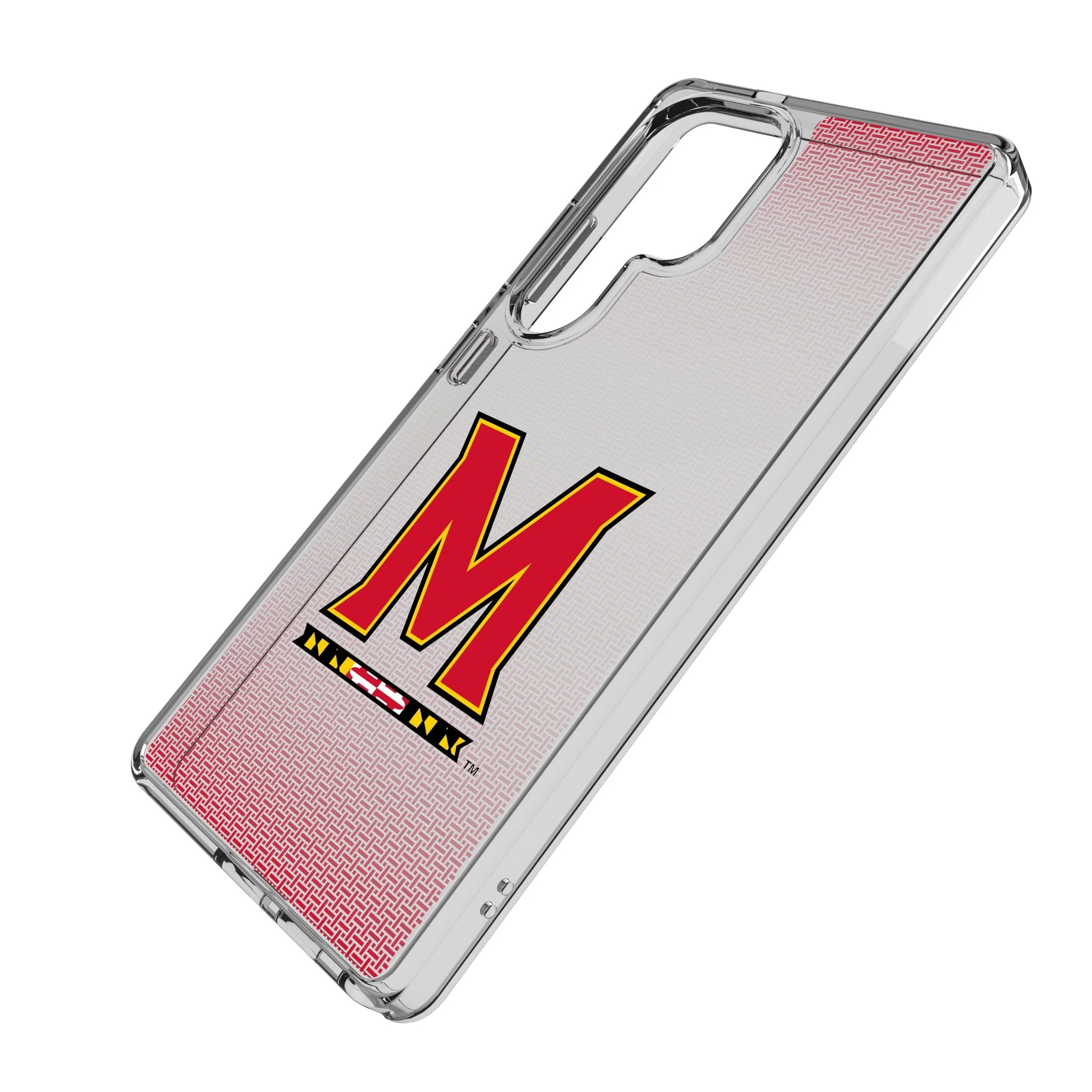 University of Maryland Terrapins Linen Clear Phone Case for Samsung Galaxy - Image 2