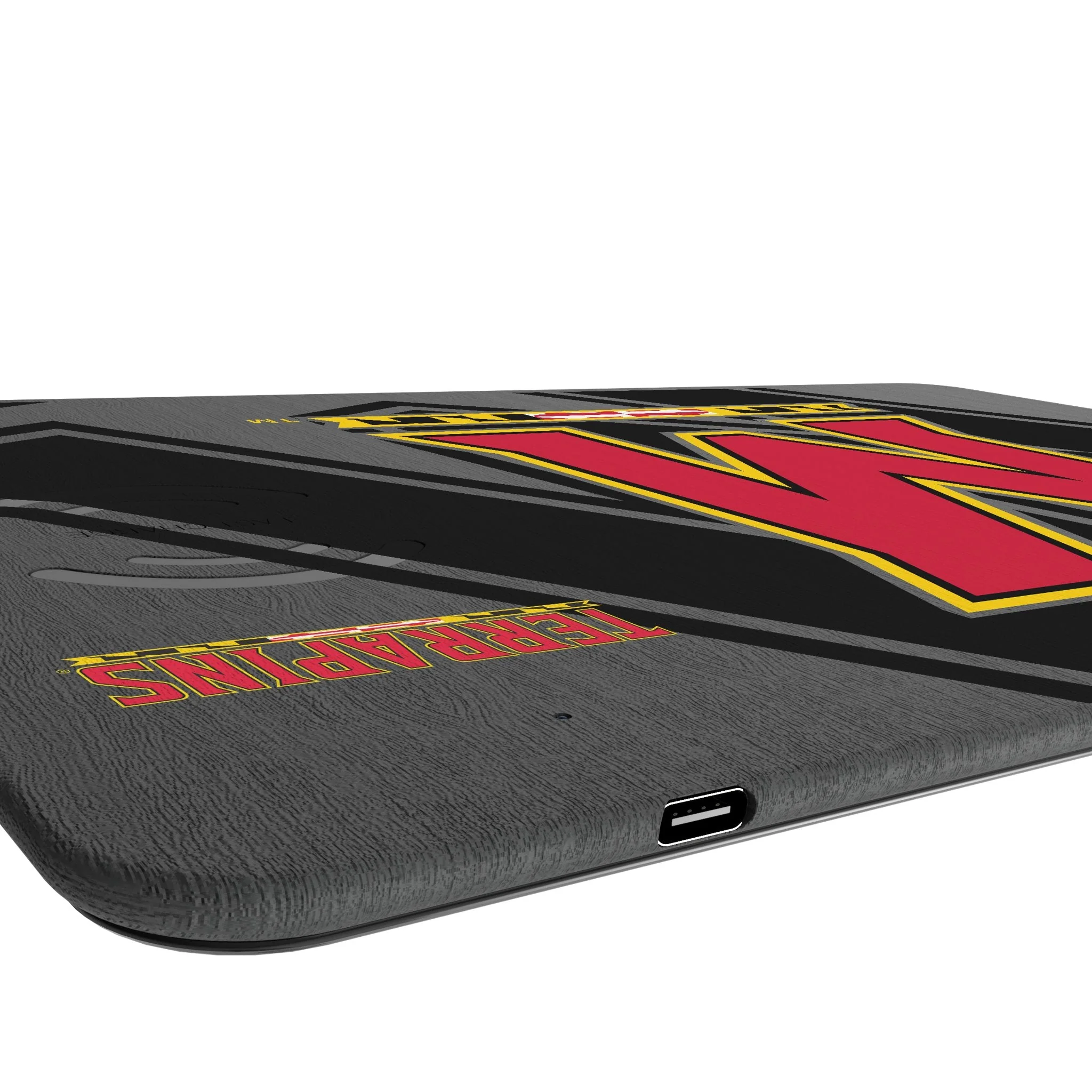 University of Maryland Terrapins Monocolor Tilt 15-Watt Wireless Charger and Mouse Pad - Image 3