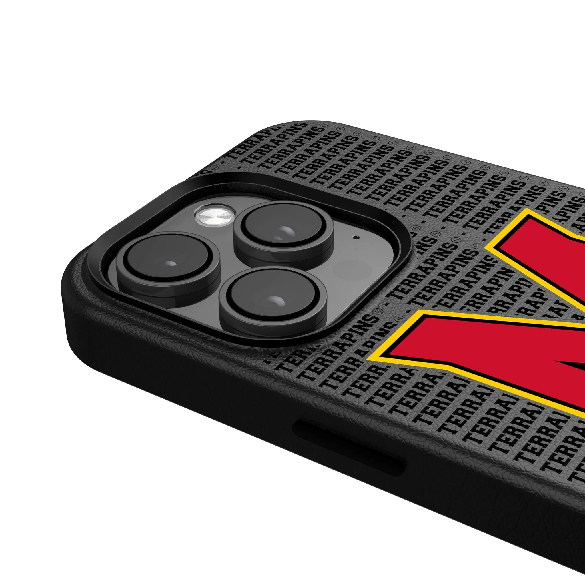 University of Maryland Terrapins Text Backdrop MagSafe Compatible Phone Case for Apple iPhone - Image 4