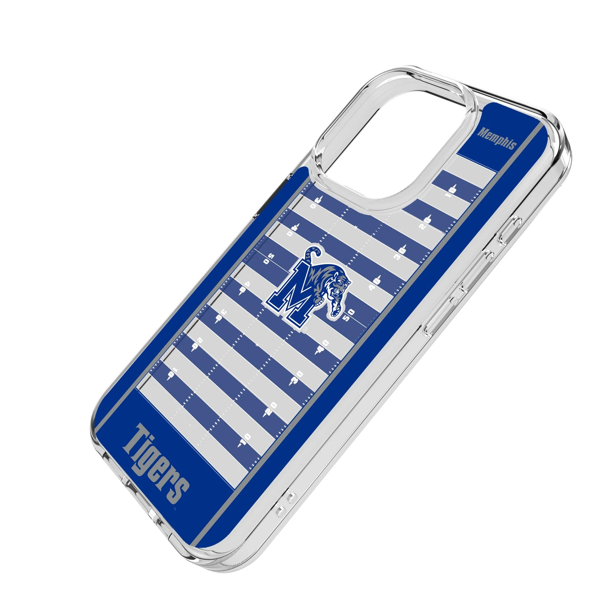 University of Memphis Tigers Field Clear Phone Case for Apple iPhone - Image 2