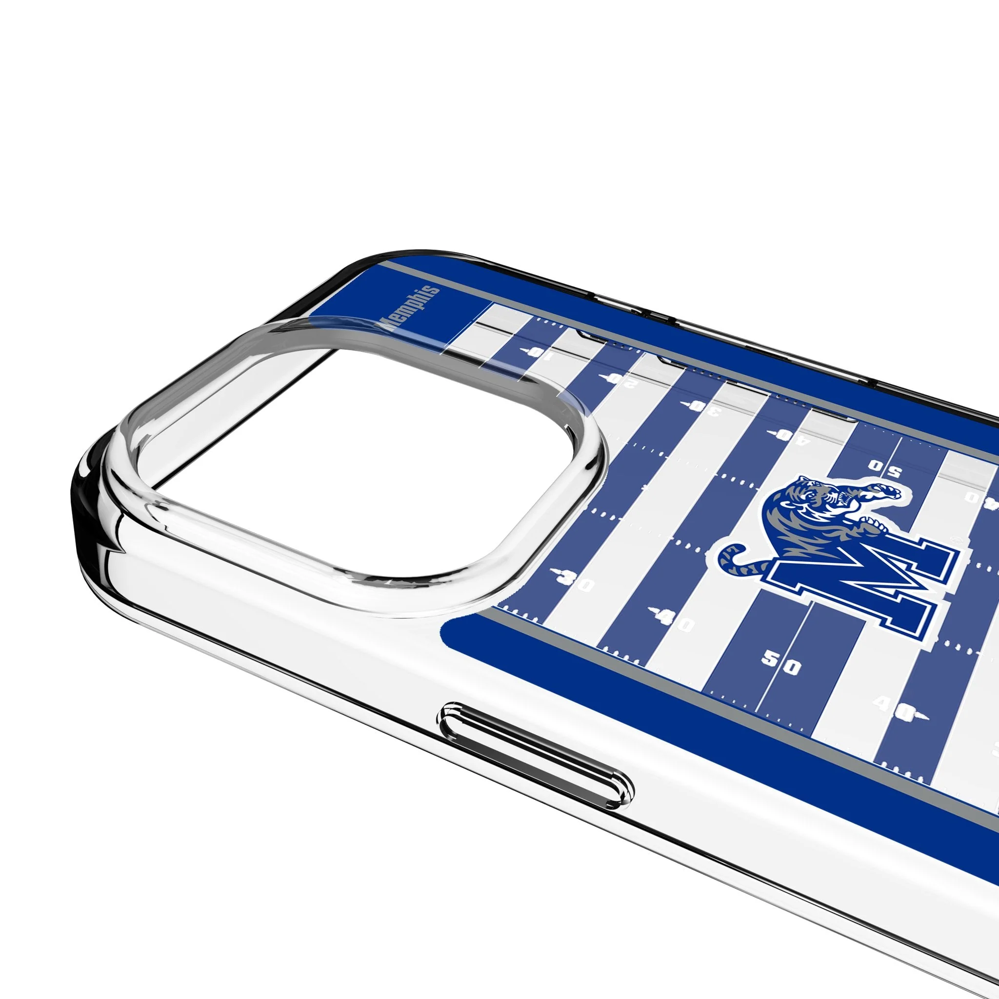 University of Memphis Tigers Field Clear Phone Case for Apple iPhone - Image 3
