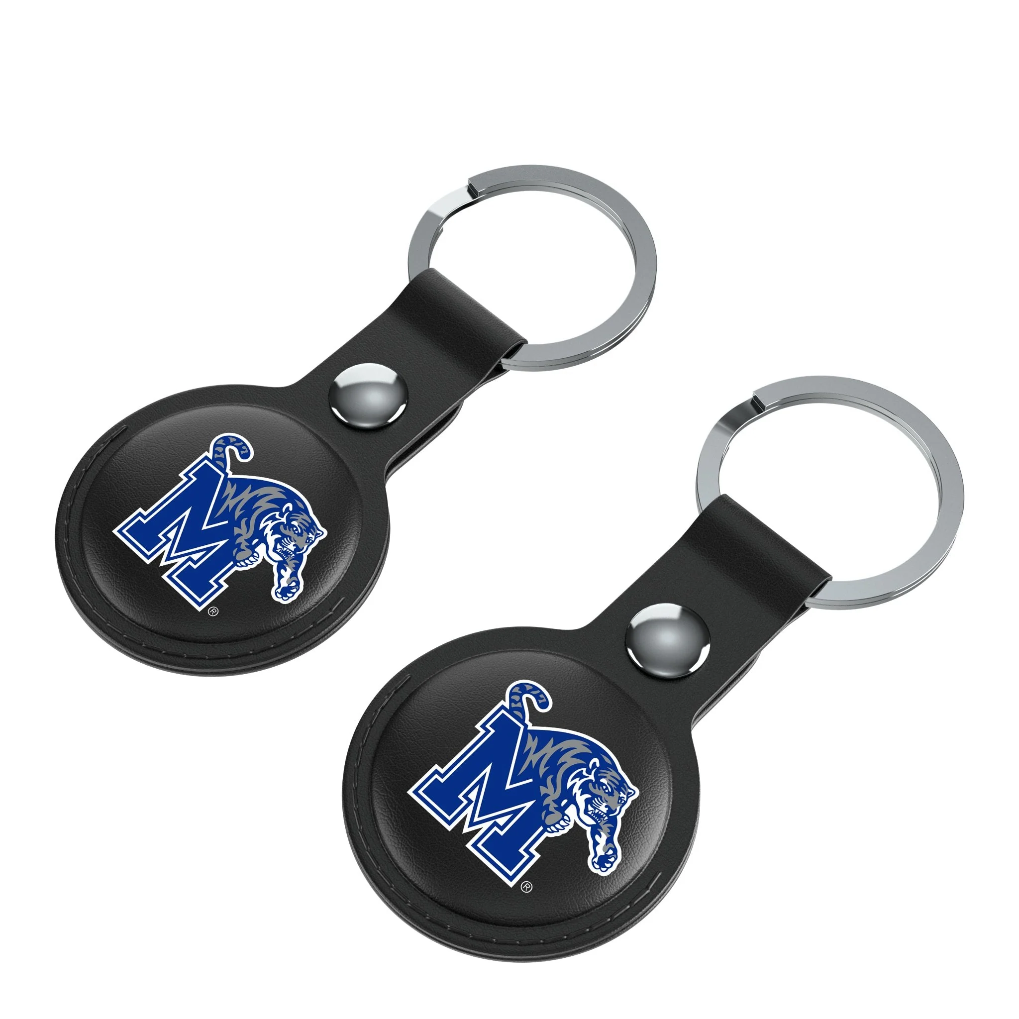 University of Memphis Tigers Insignia Black Airtag Holder 2-Pack - Image 3