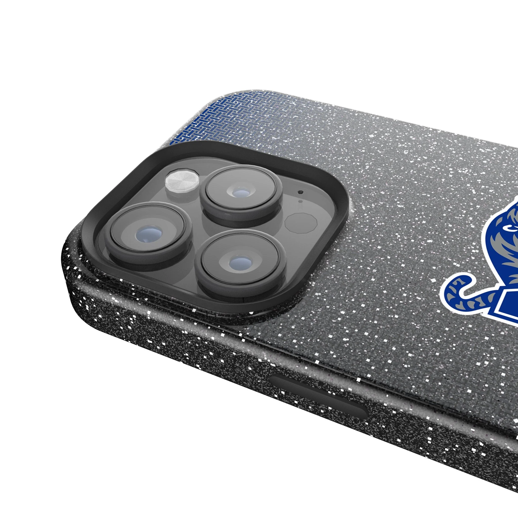 University of Memphis Tigers Linen Bling Phone Case for Apple iPhone - Image 4