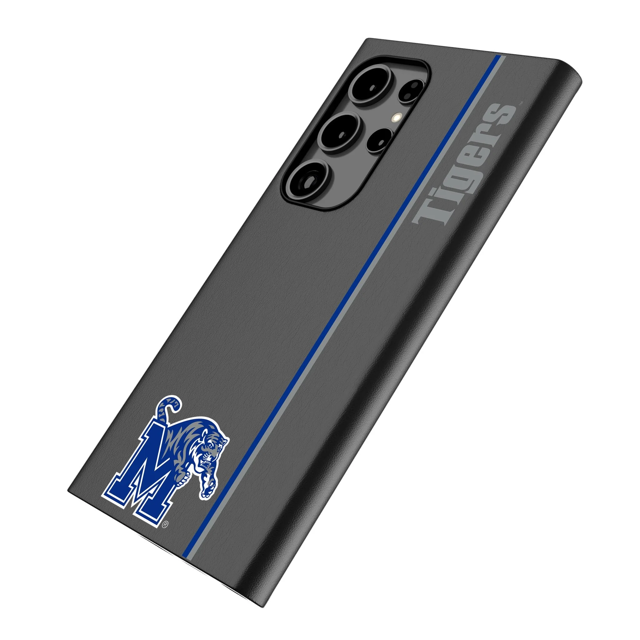 University of Memphis Tigers Sidebar MagSafe Compatible Phone Case for Samsung Galaxy - Image 2