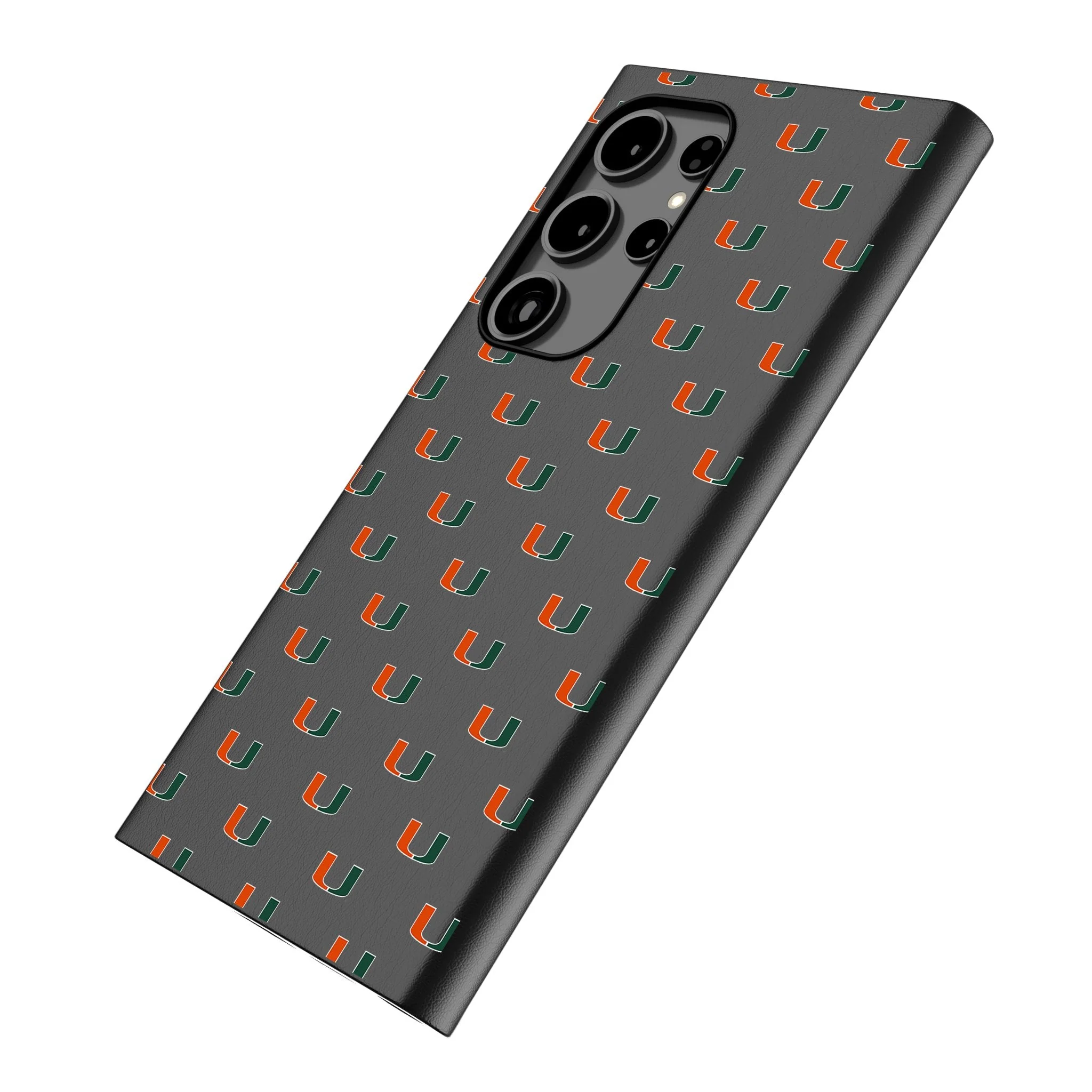 University of Miami Hurricanes Fashion Pattern MagSafe Compatible Phone Case for Samsung Galaxy - Image 2