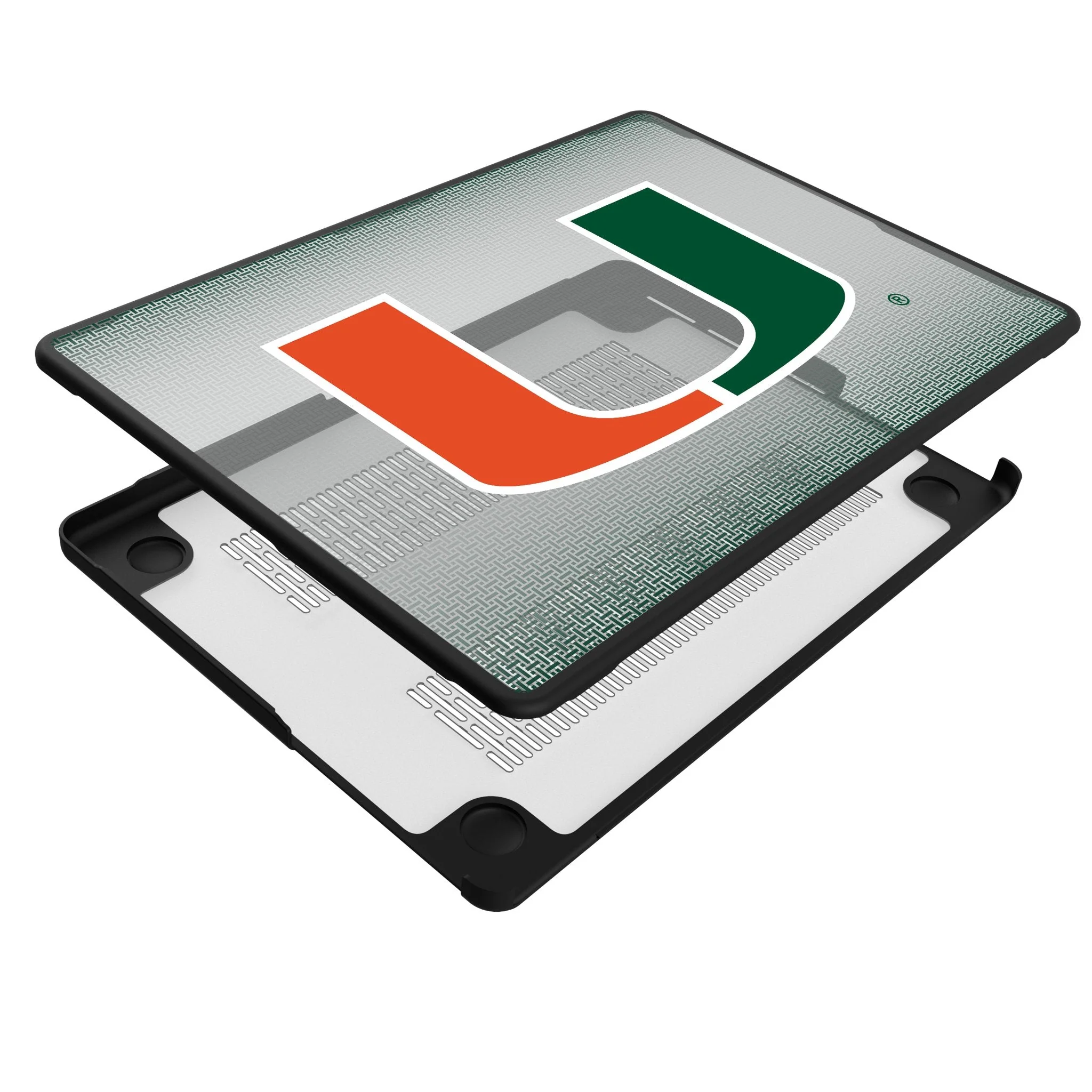 University of Miami Hurricanes Linen Laptop Case for Apple MacBook - Image 4