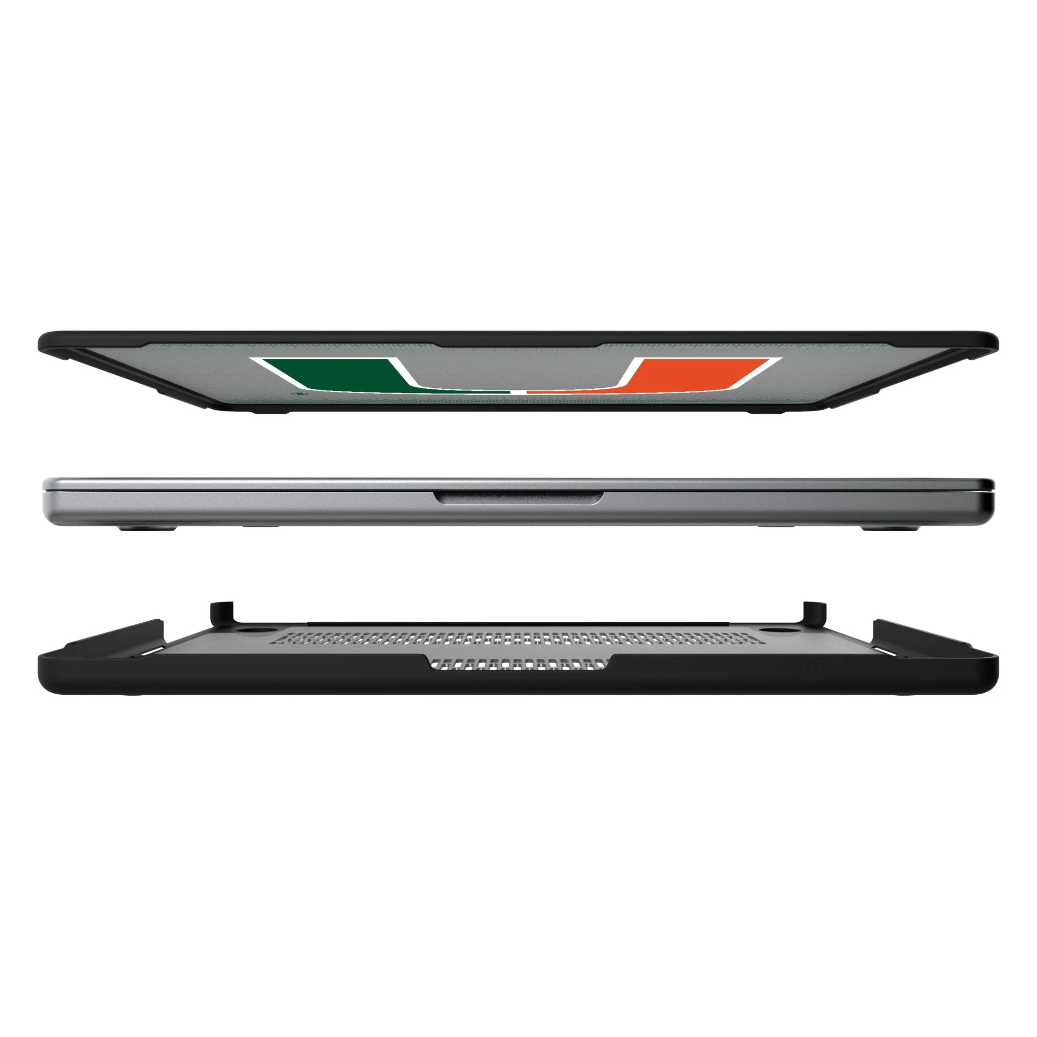 University of Miami Hurricanes Linen Laptop Case for Apple MacBook - Image 7