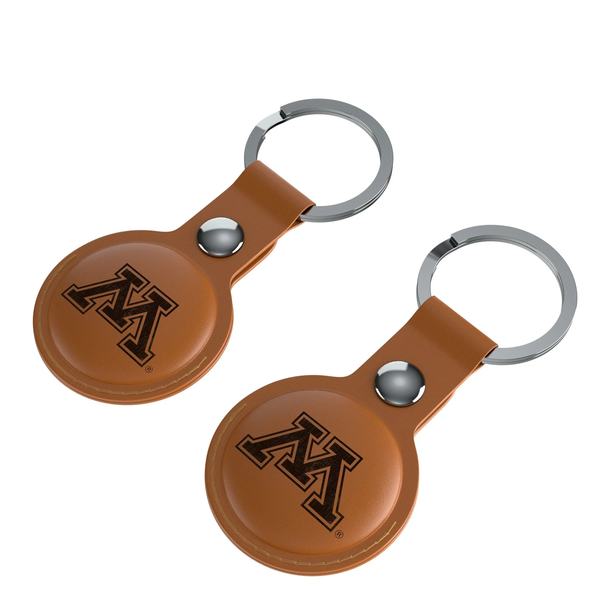 University of Minnesota Golden Gophers Burn Brown Airtag Holder 2-Pack - Image 3