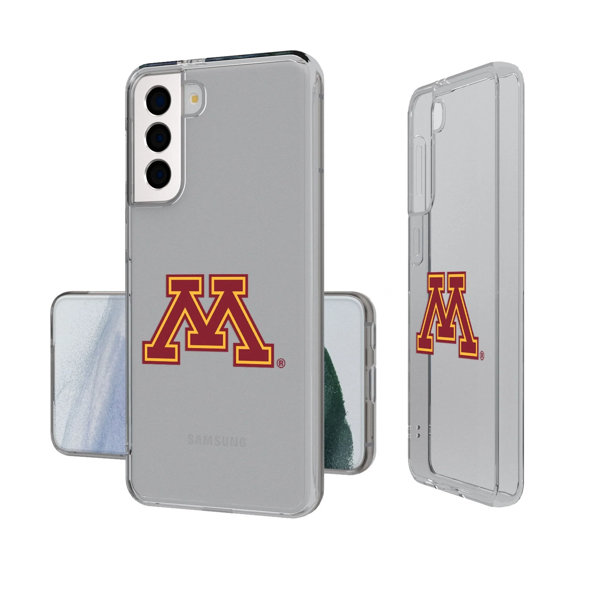 University of Minnesota Golden Gophers Insignia Clear Phone Case