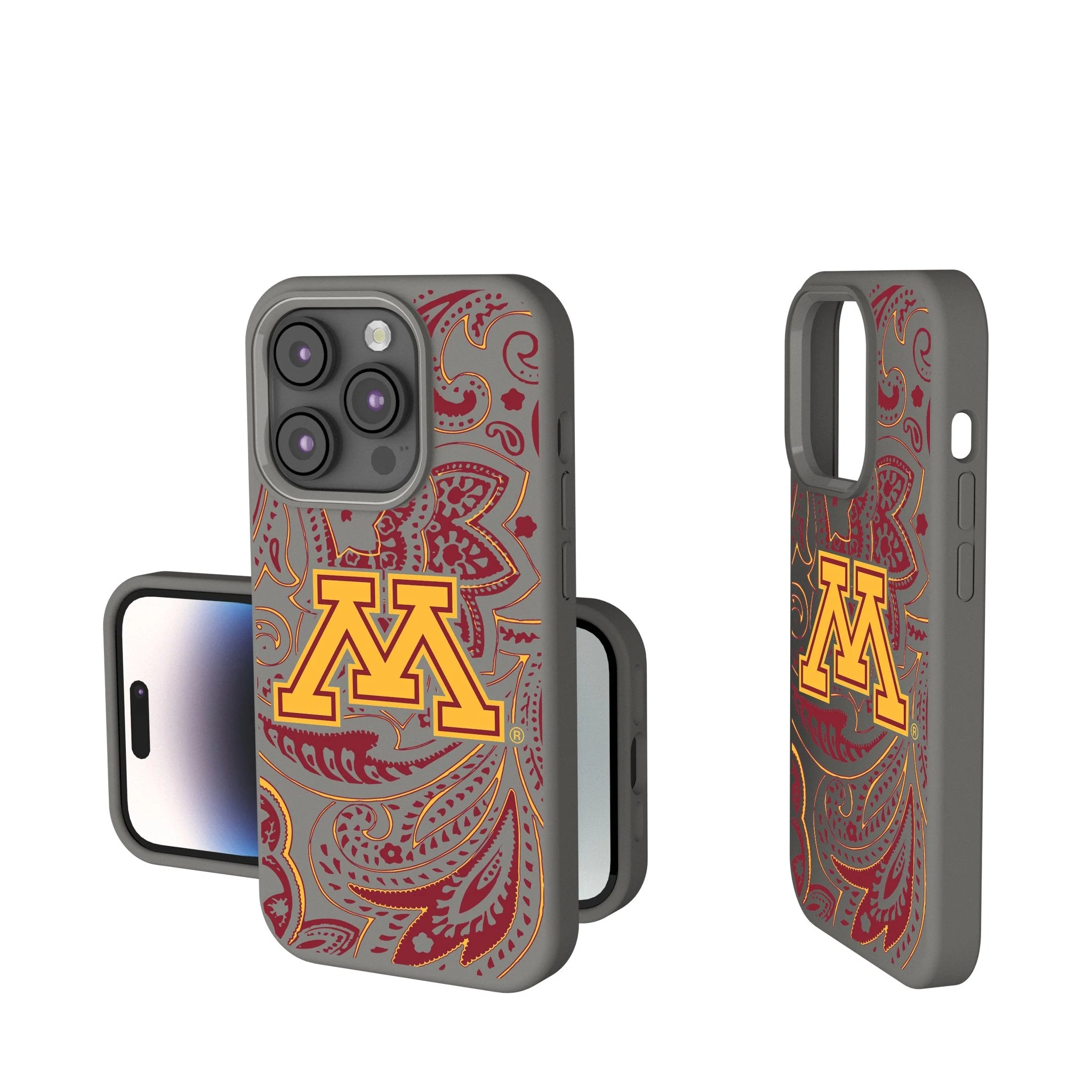 University of Minnesota Golden Gophers Paisley Soft Touch Phone Case