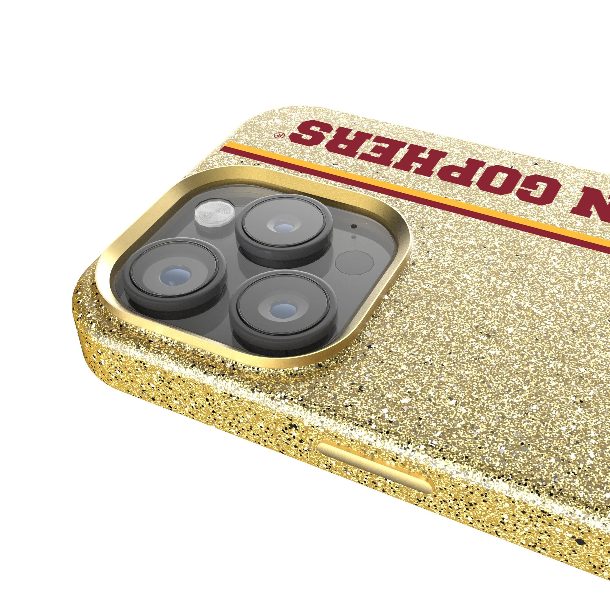 University of Minnesota Golden Gophers Sidebar Bling Phone Case - Image 4