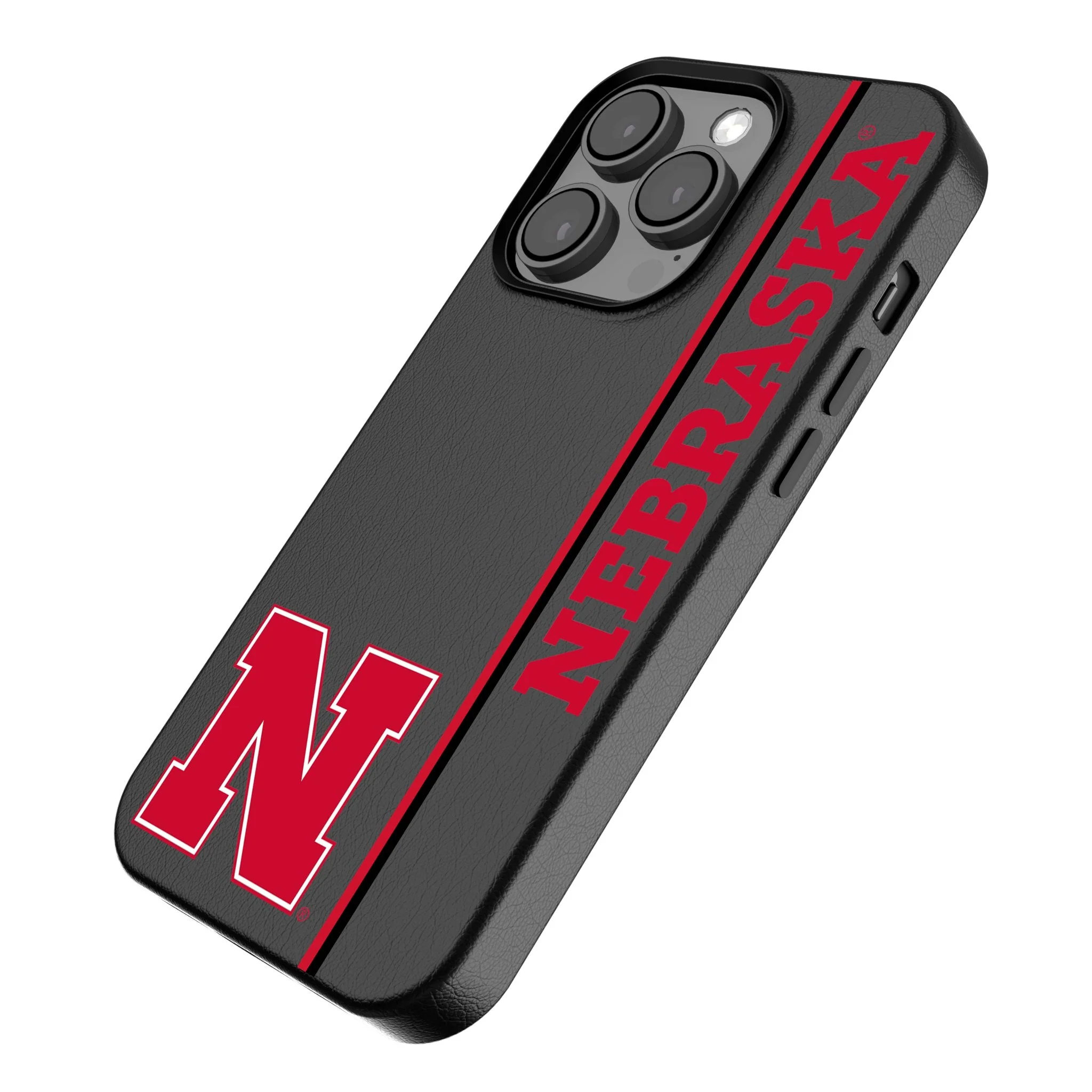 University of Nebraska Huskers Block N Sidebar MagSafe Compatible Phone Case for Apple iPhone - Image 2