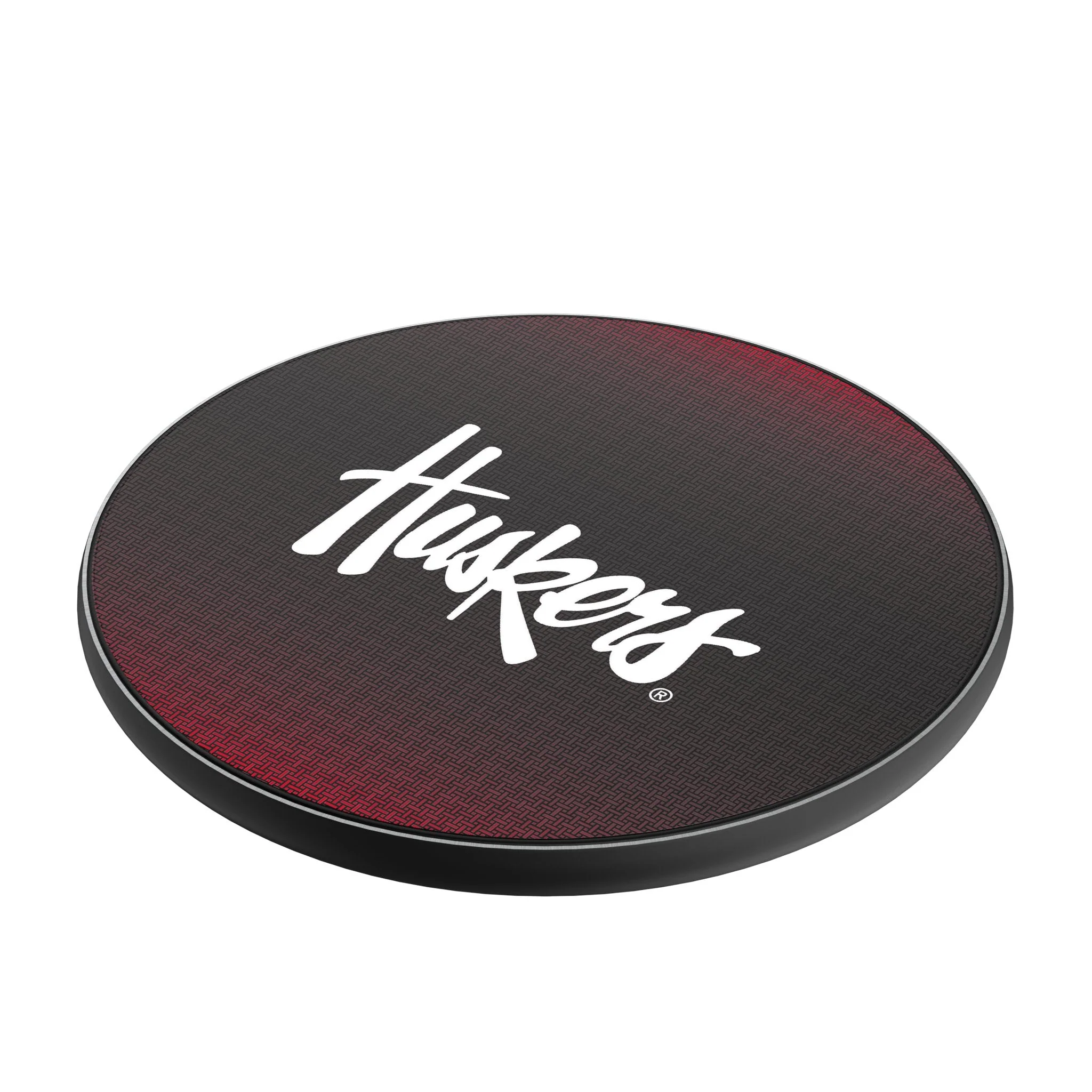 University of Nebraska Huskers Linen 15-Watt Wireless Charger - Image 2