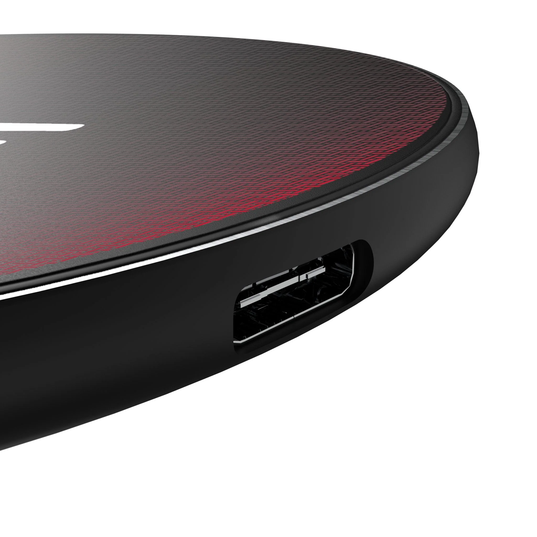 University of Nebraska Huskers Linen 15-Watt Wireless Charger - Image 3