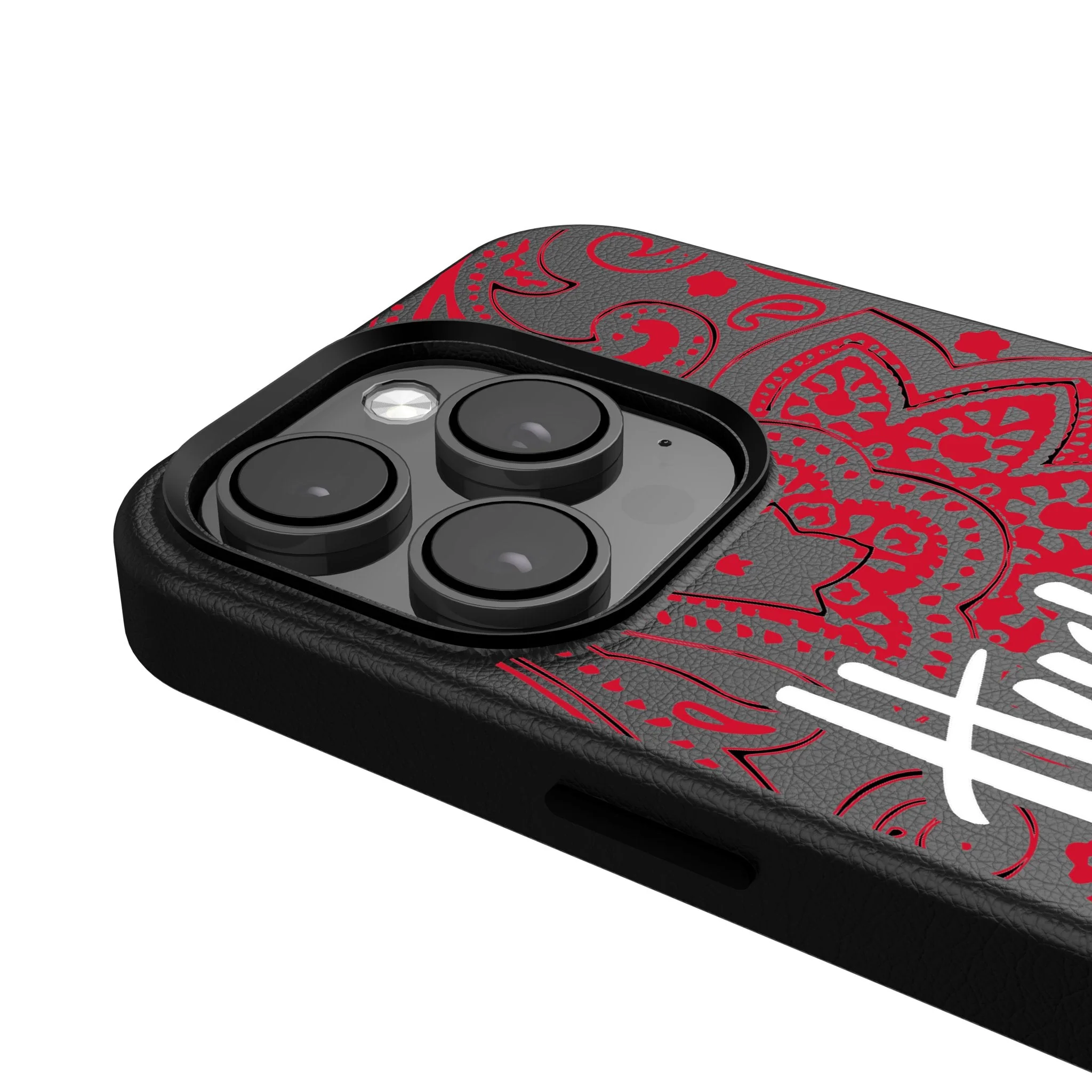 University of Nebraska Huskers Paisley MagSafe Compatible Phone Case for Apple iPhone - Image 4