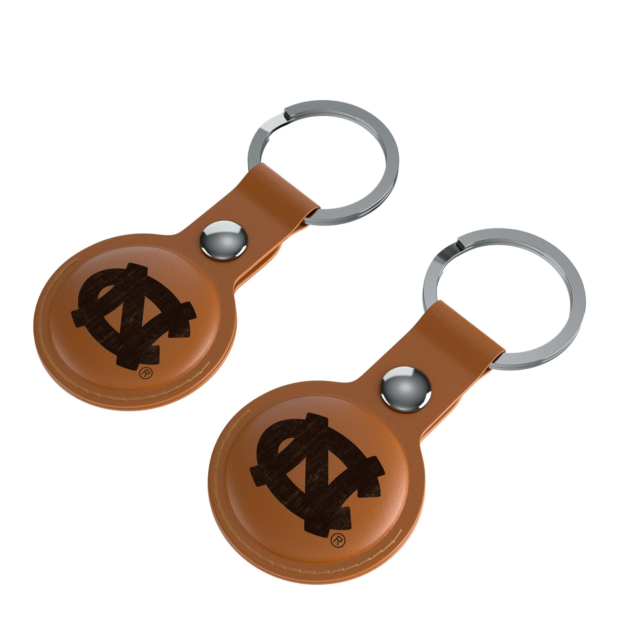 University of North Carolina Tar Heels Burn Brown Airtag Holder 2-Pack - Image 3