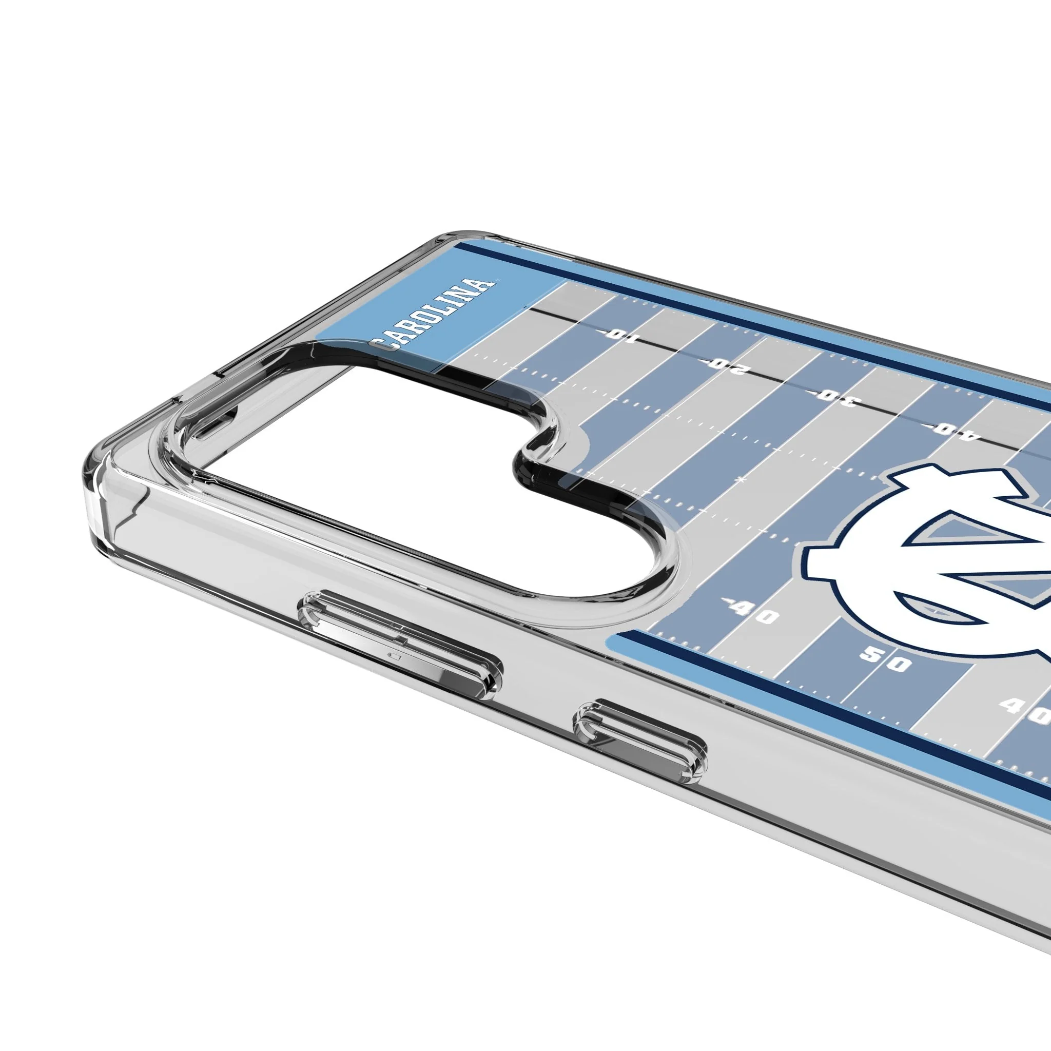 University of North Carolina Tar Heels Field Clear Phone Case for Samsung Galaxy - Image 3