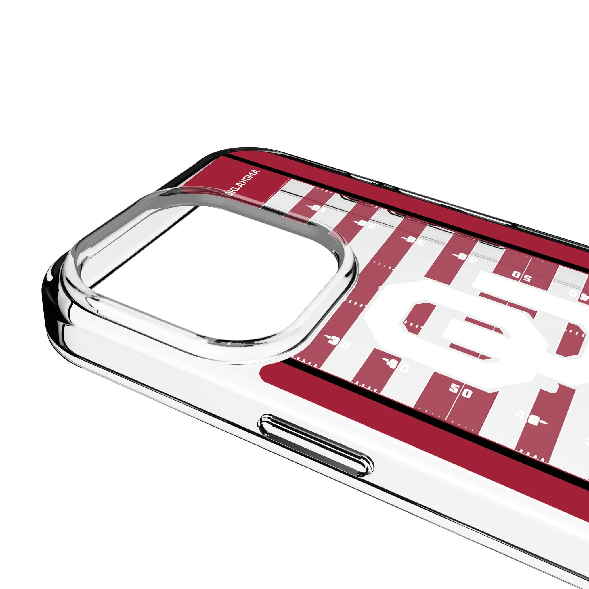 University of Oklahoma Sooners Field Clear Phone Case for Apple iPhone - Image 3