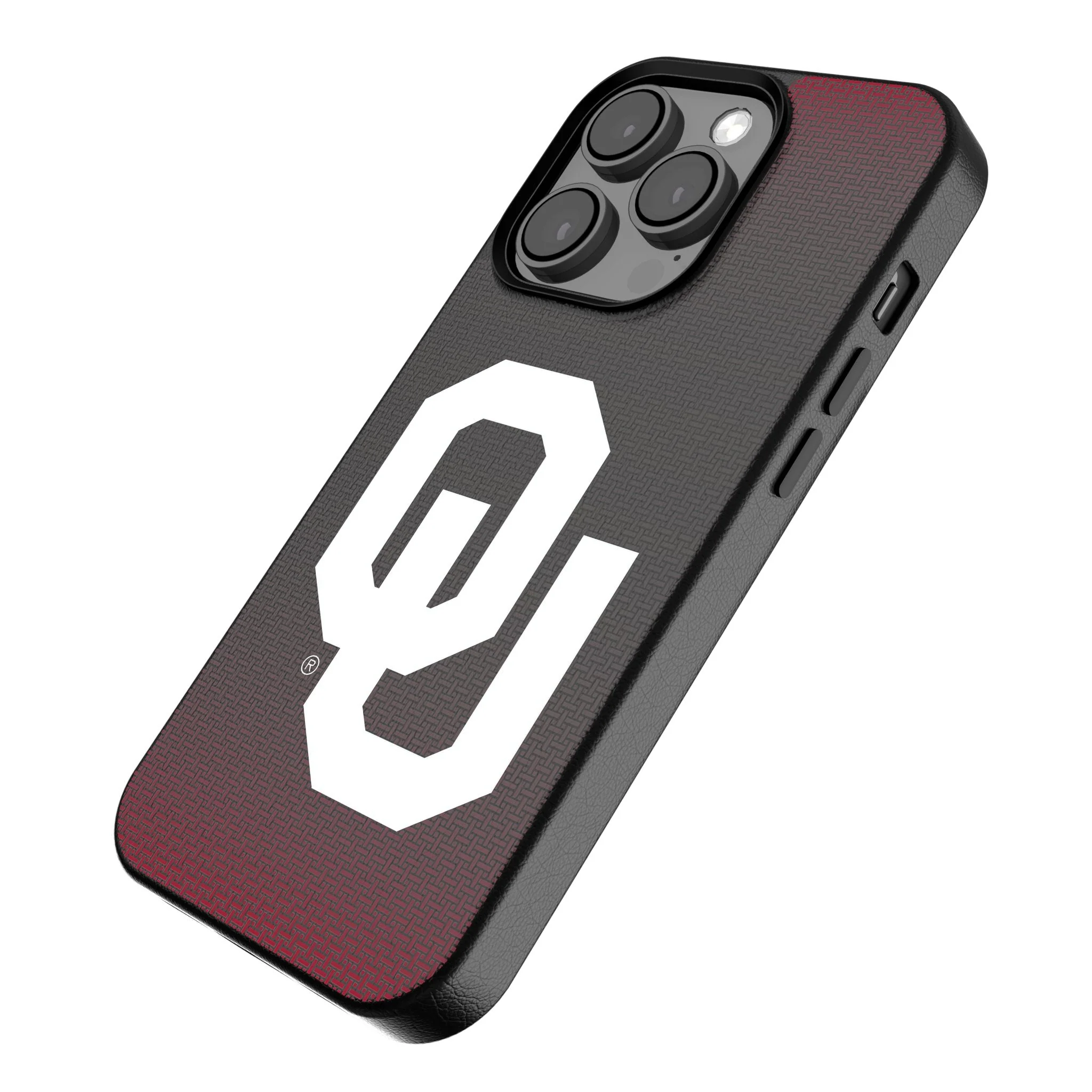 University of Oklahoma Sooners Linen MagSafe Compatible Phone Case for Apple iPhone - Image 2