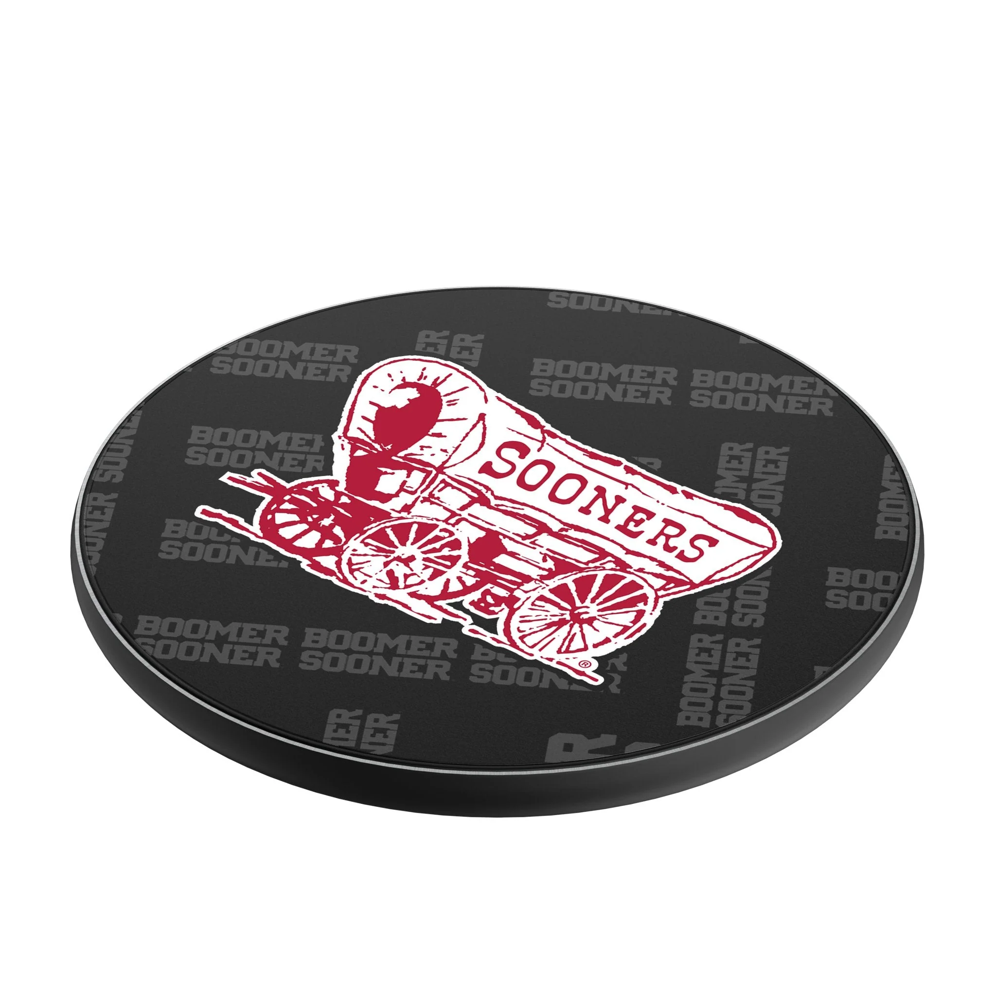University of Oklahoma Sooners Quadtile 15-Watt Wireless Charger - Image 2