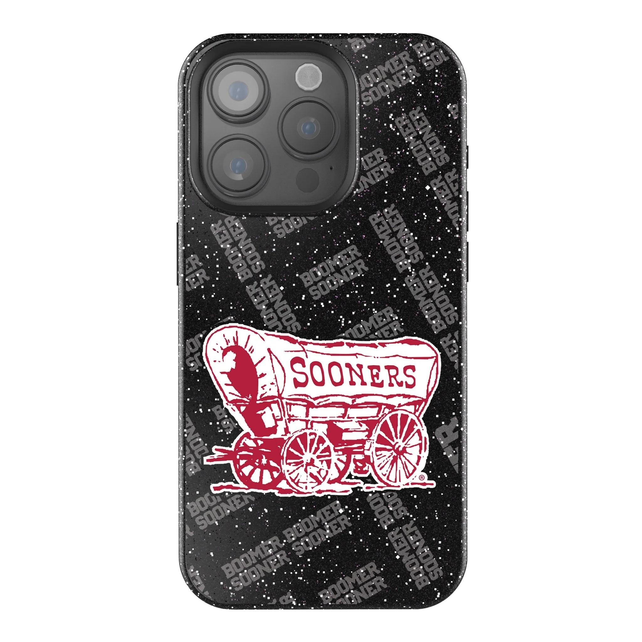 University of Oklahoma Sooners Quadtile Bling Phone Case for Apple iPhone