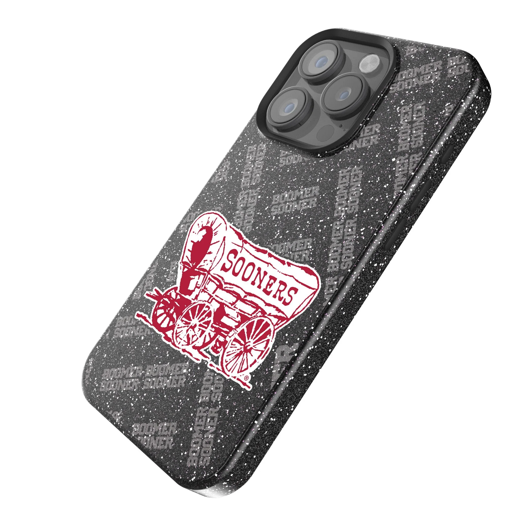 University of Oklahoma Sooners Quadtile Bling Phone Case for Apple iPhone - Image 2
