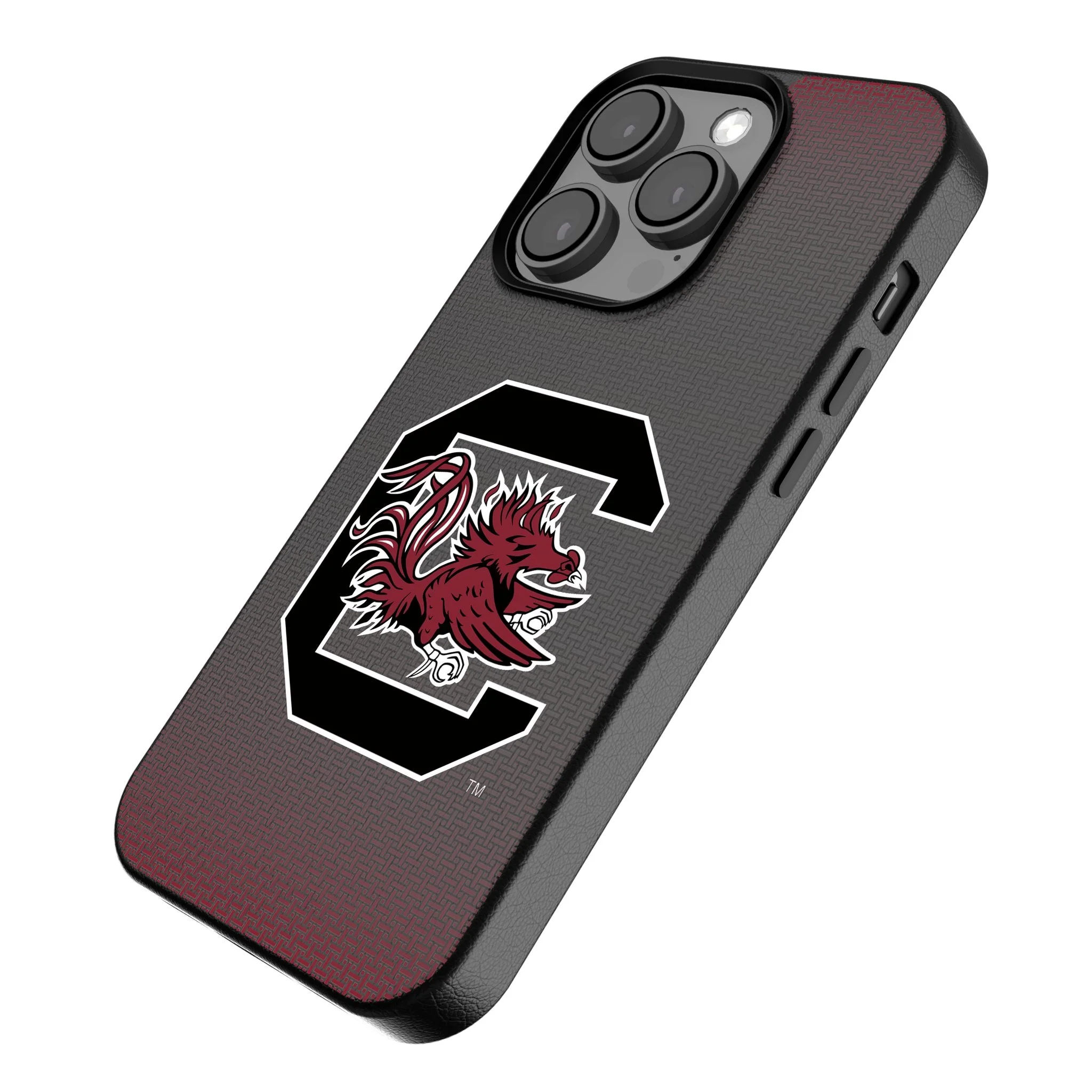 University of South Carolina Gamecocks Linen MagSafe Compatible Phone Case for Apple iPhone - Image 2