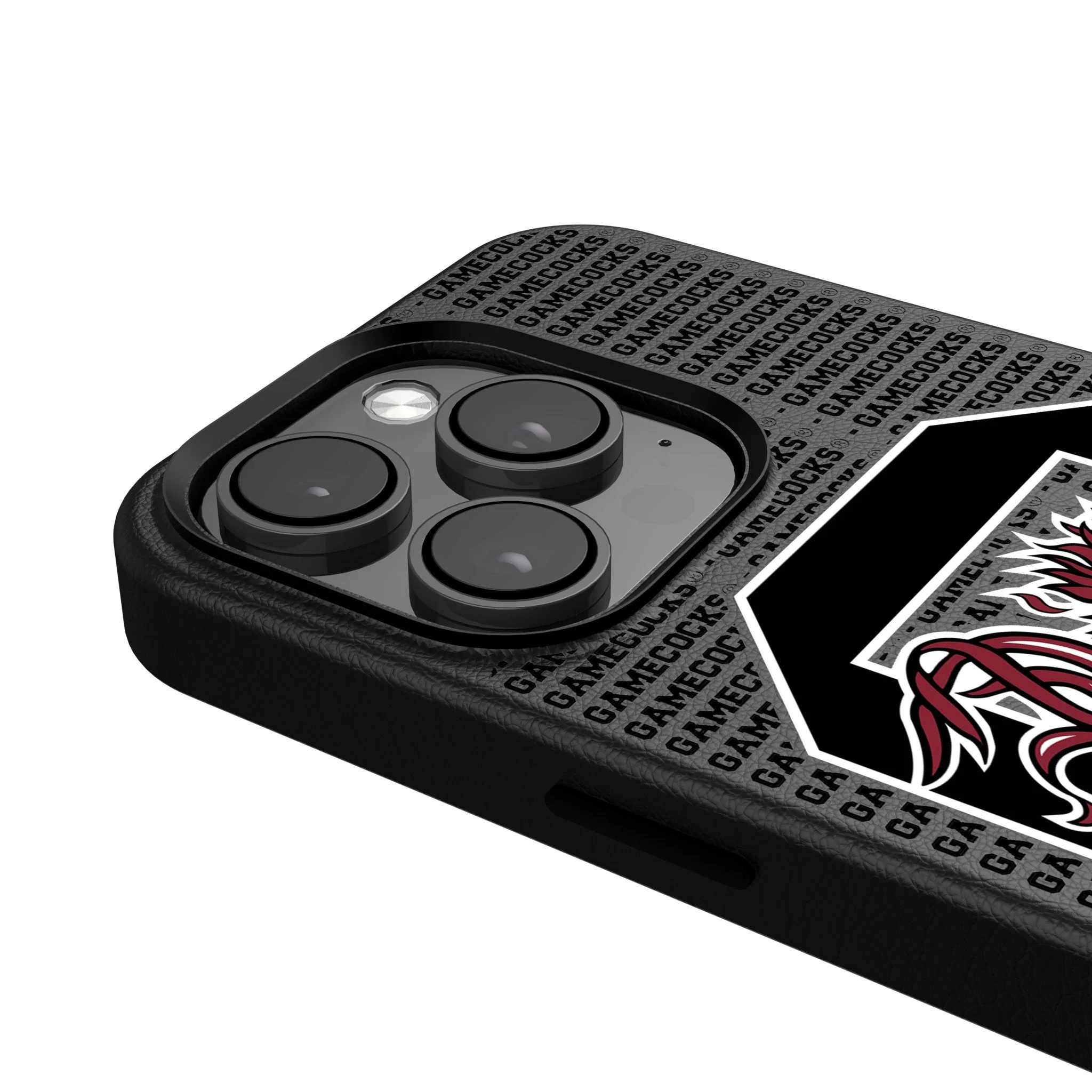 University of South Carolina Gamecocks Text Backdrop MagSafe Compatible Phone Case for Apple iPhone - Image 4