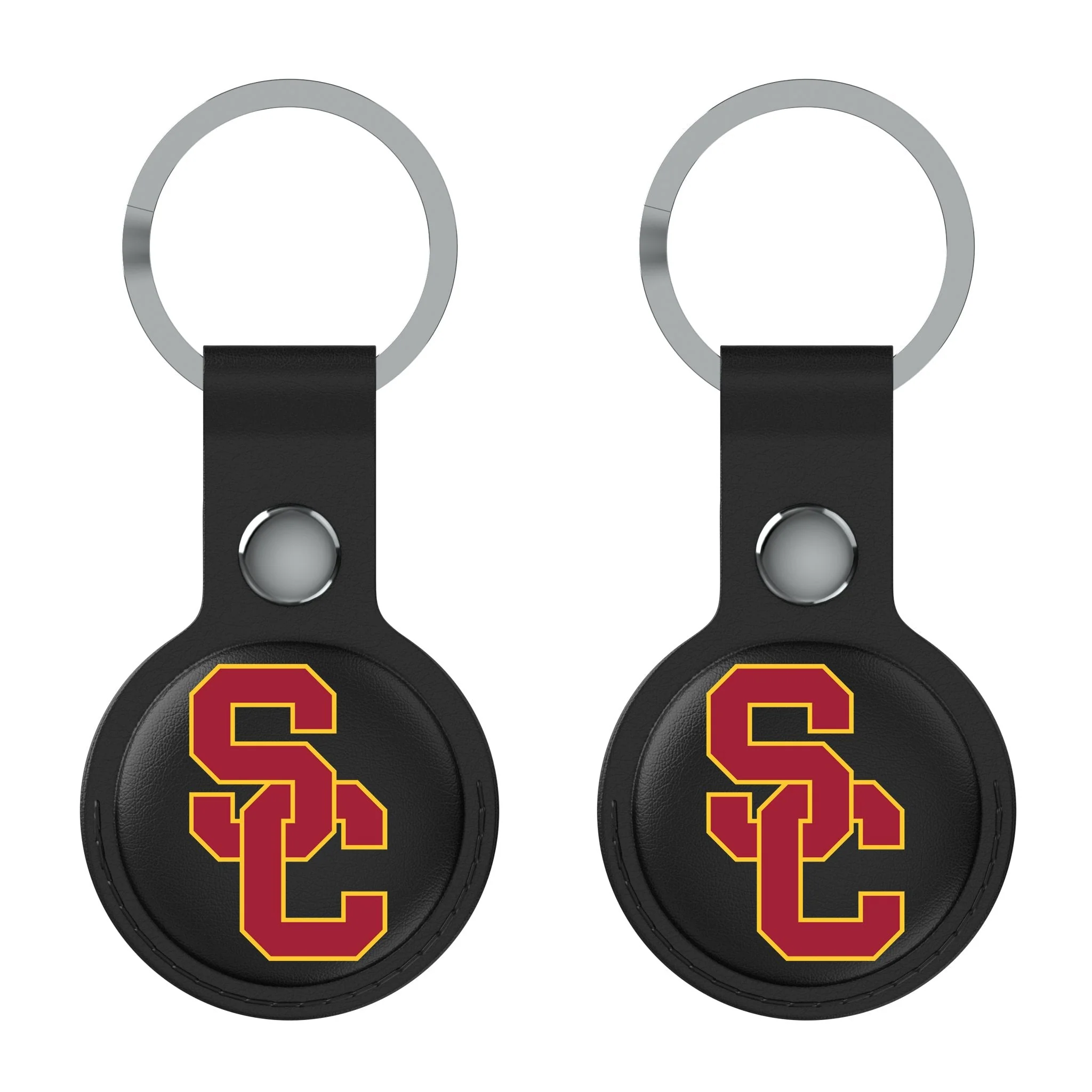 University of Southern California Trojans Insignia Black Airtag Holder 2-Pack - Image 2