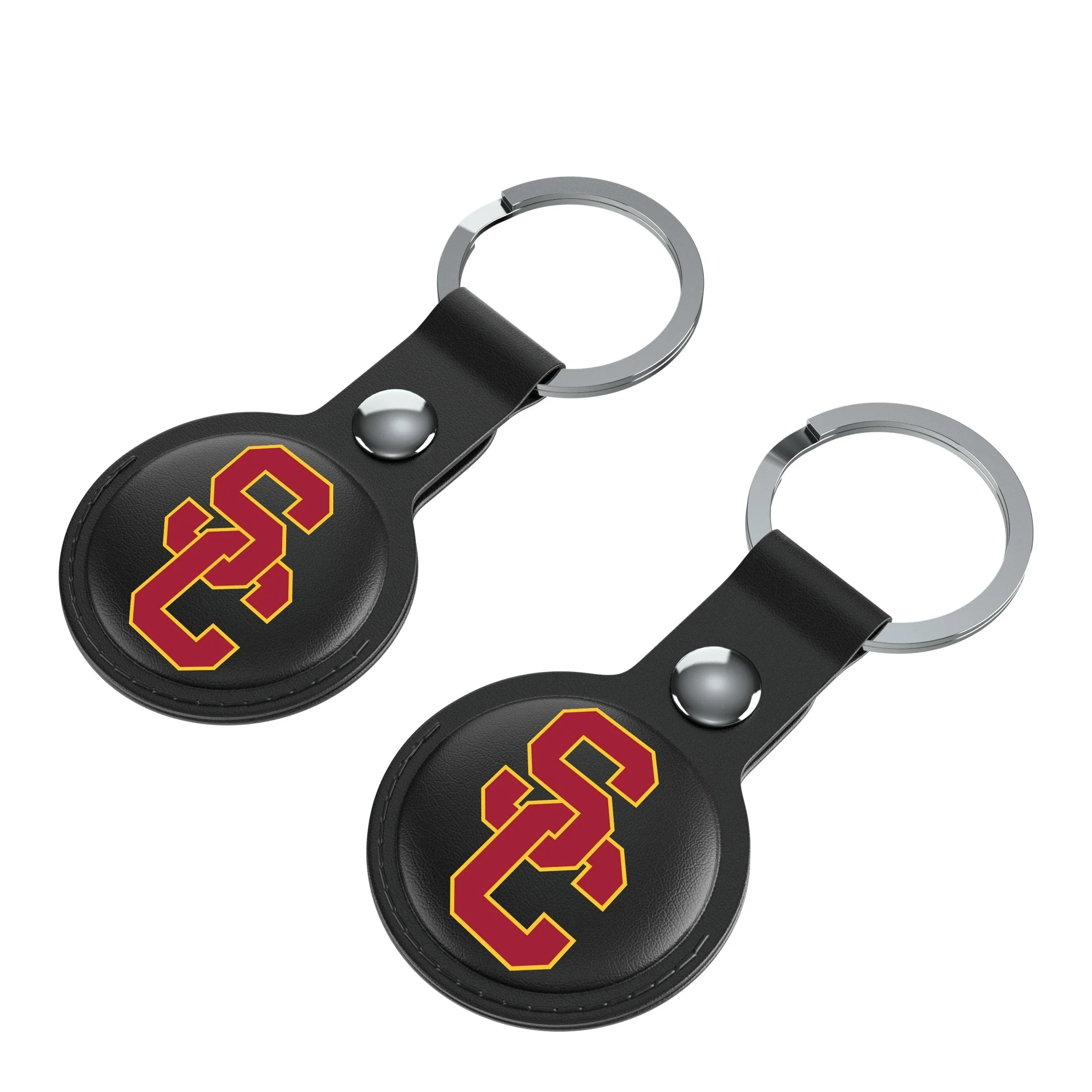 University of Southern California Trojans Insignia Black Airtag Holder 2-Pack - Image 3