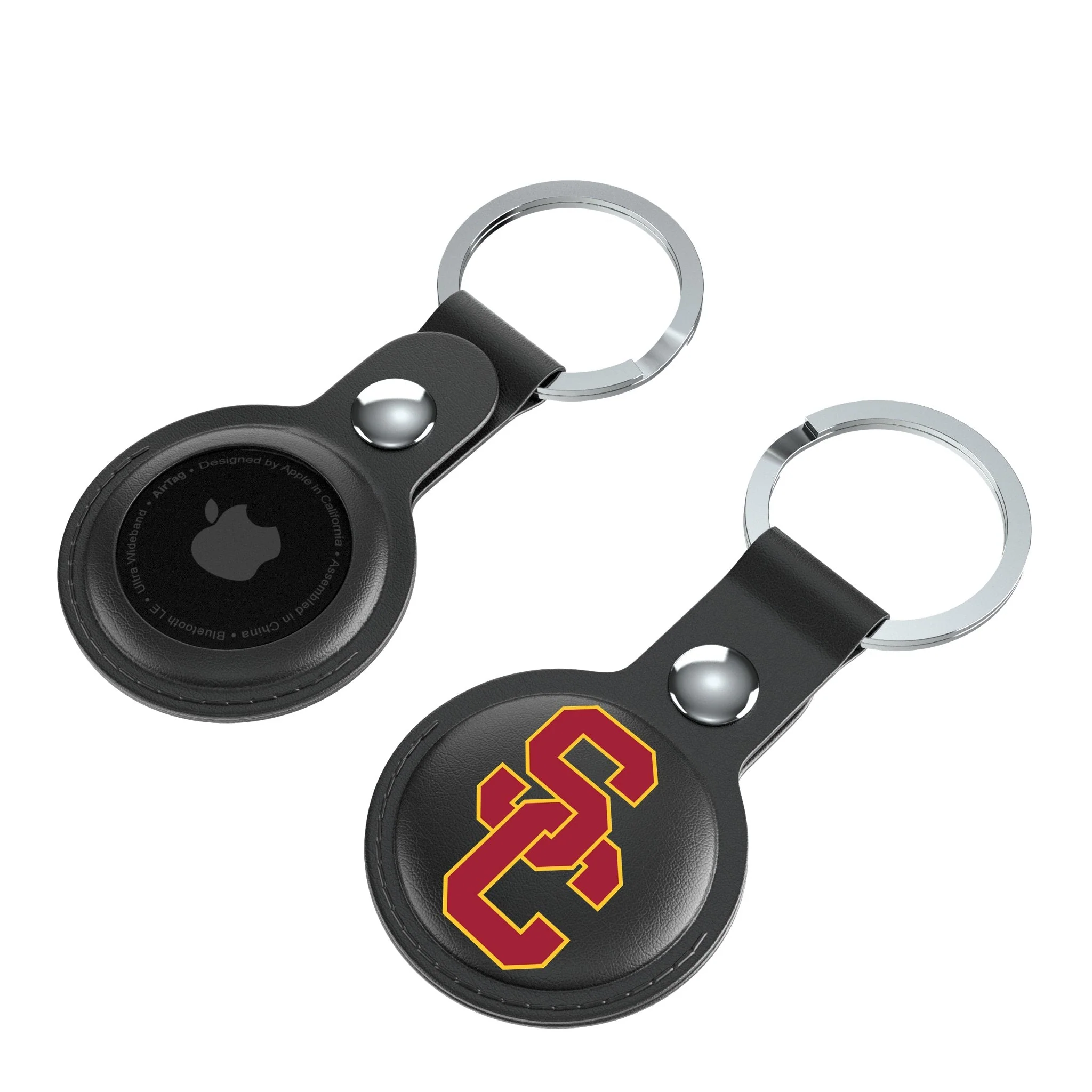 University of Southern California Trojans Insignia Black Airtag Holder 2-Pack - Image 4
