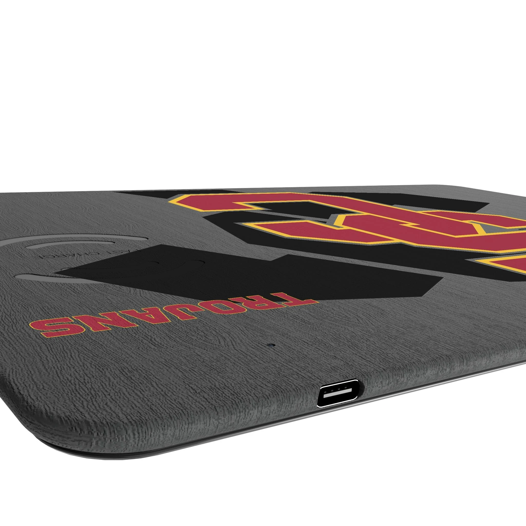 University of Southern California Trojans Monocolor Tilt 15-Watt Wireless Charger and Mouse Pad - Image 3