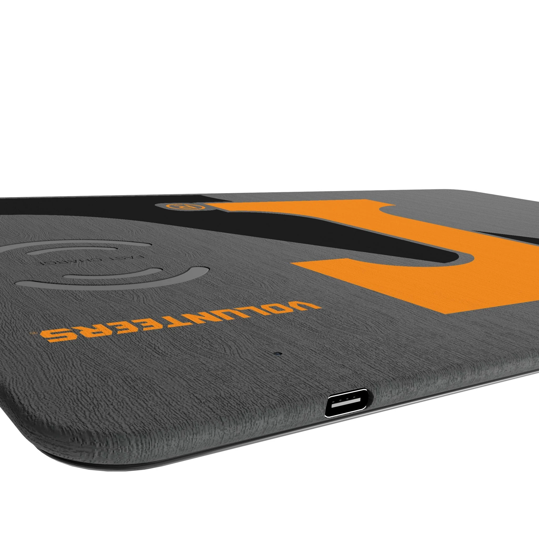 University of Tennessee Volunteers Monocolor Tilt 15-Watt Wireless Charger and Mouse Pad - Image 3