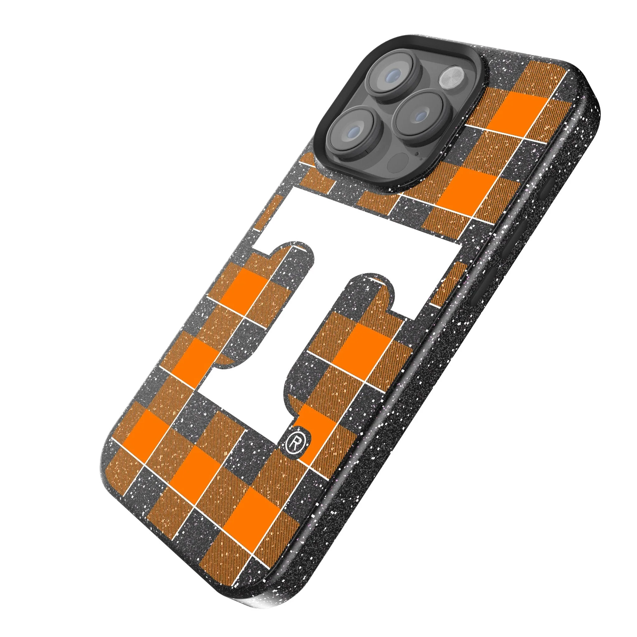 University of Tennessee Volunteers Plaid Bling Phone Case - Image 2
