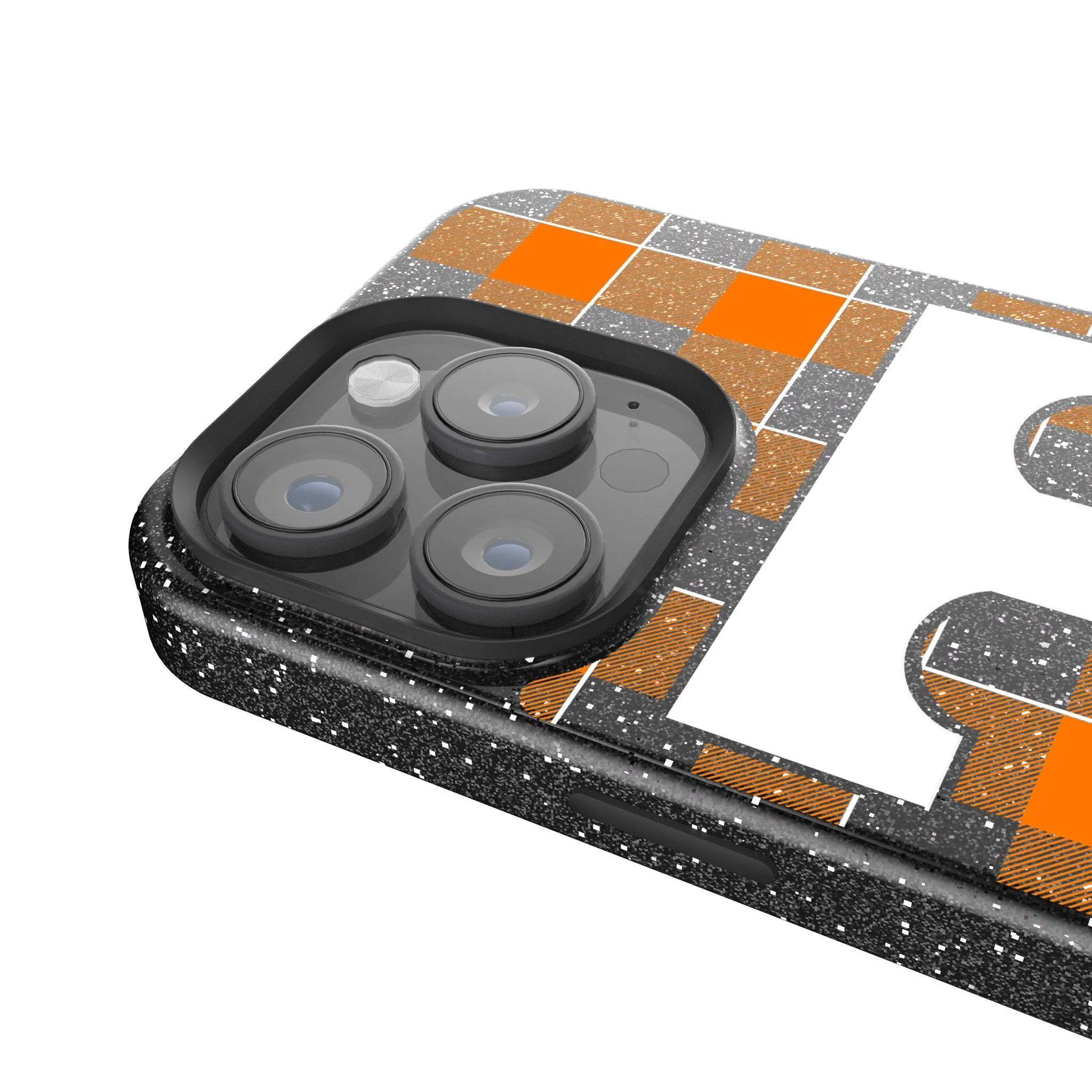 University of Tennessee Volunteers Plaid Bling Phone Case - Image 4