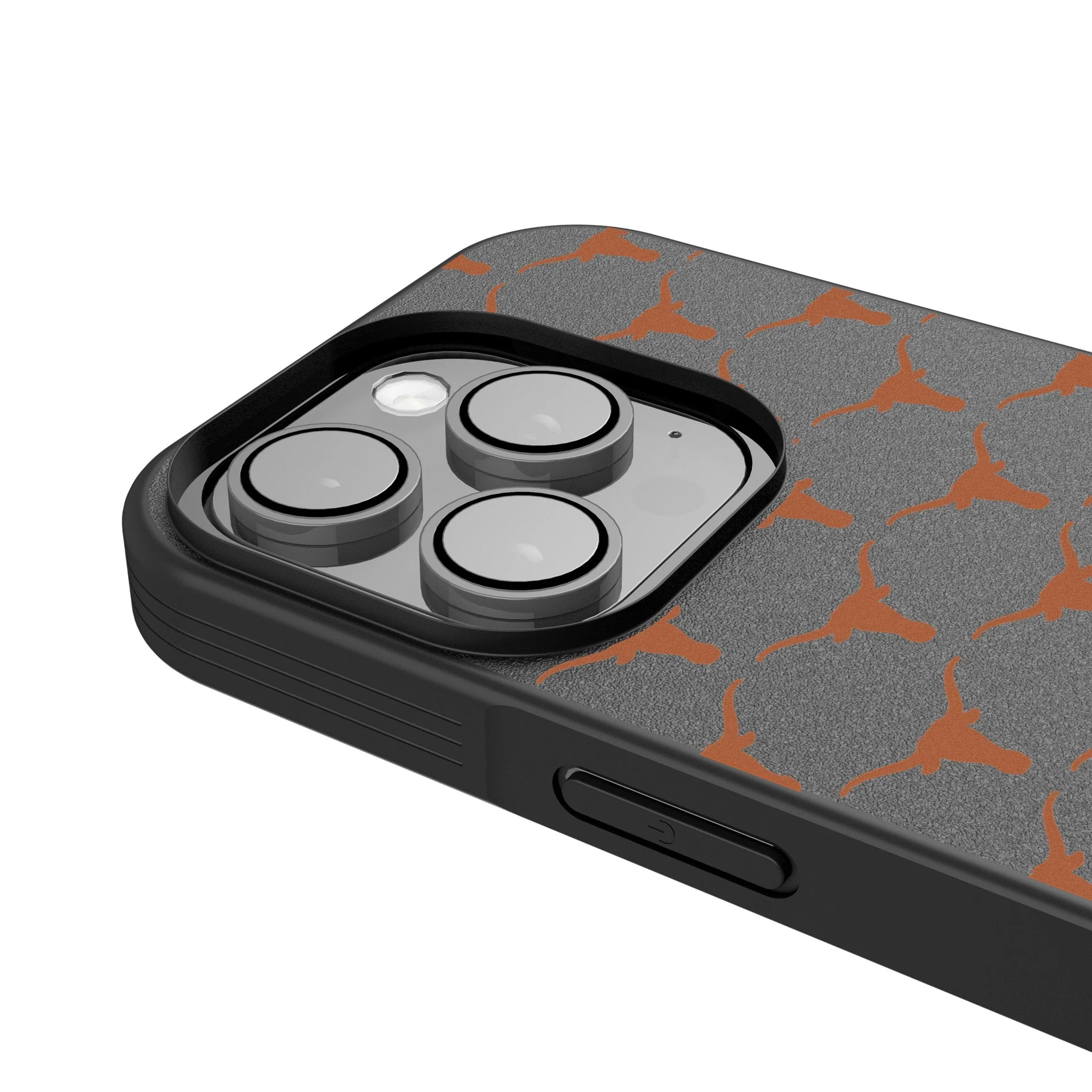 University of Texas Longhorns Fashion Pattern Bump Phone Case for Apple iPhone - Image 4